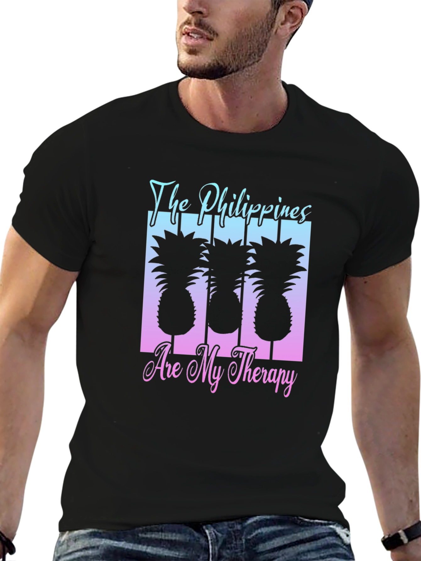 Philippines Therapy Pineapple Graphic Tee