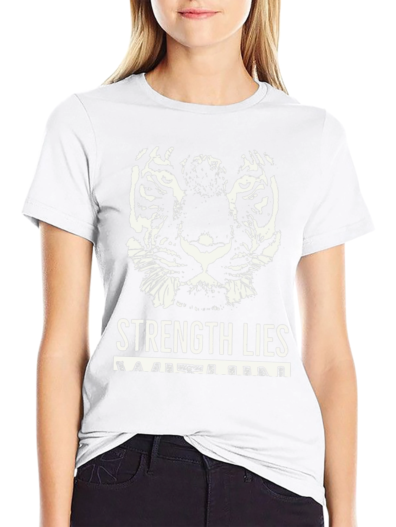Strength Within Tiger Graphic Tee