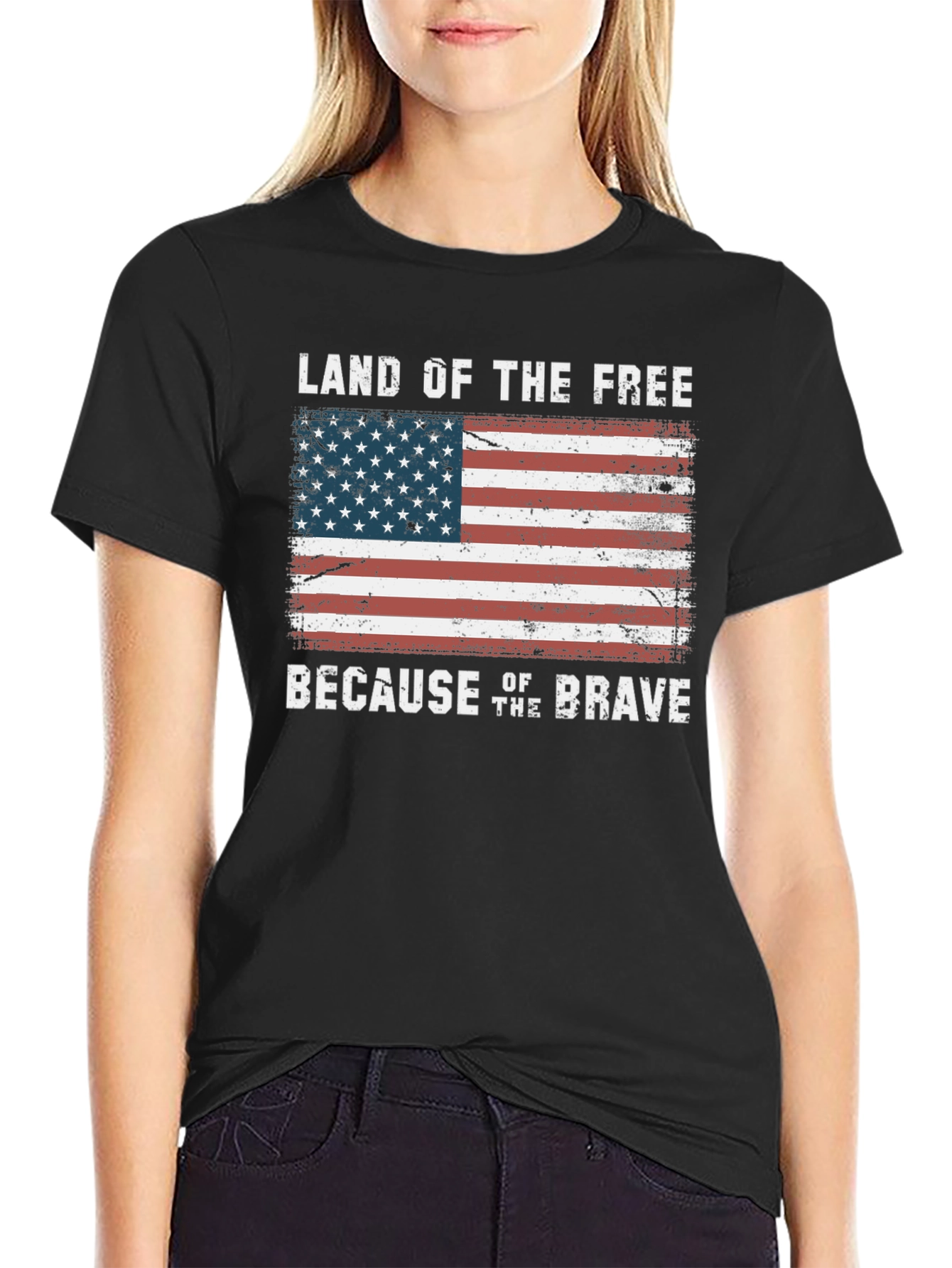 Land of the Free Patriotic T-Shirt
