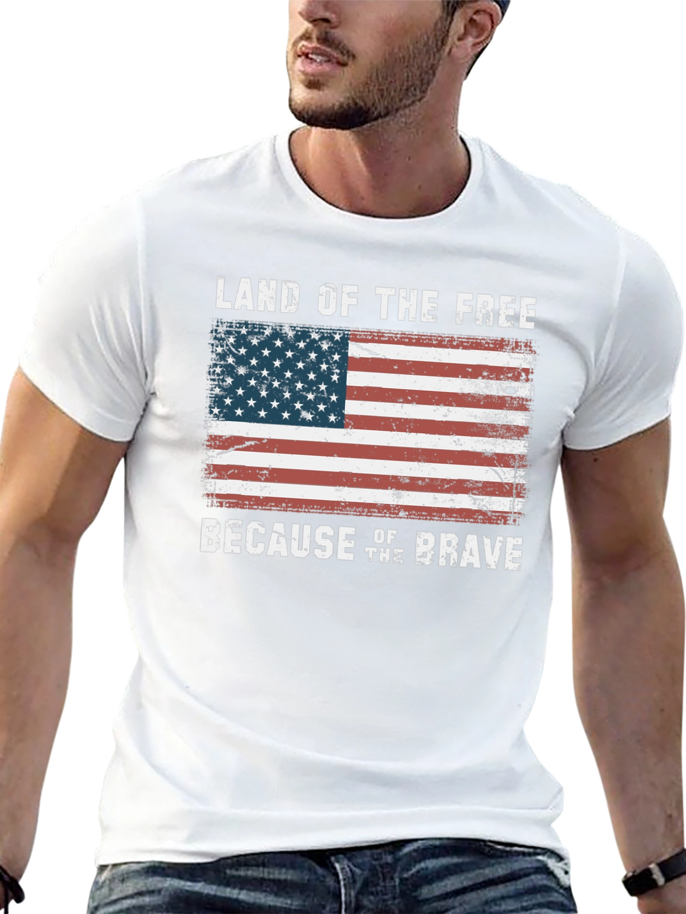 Land of the Free Patriotic T-Shirt