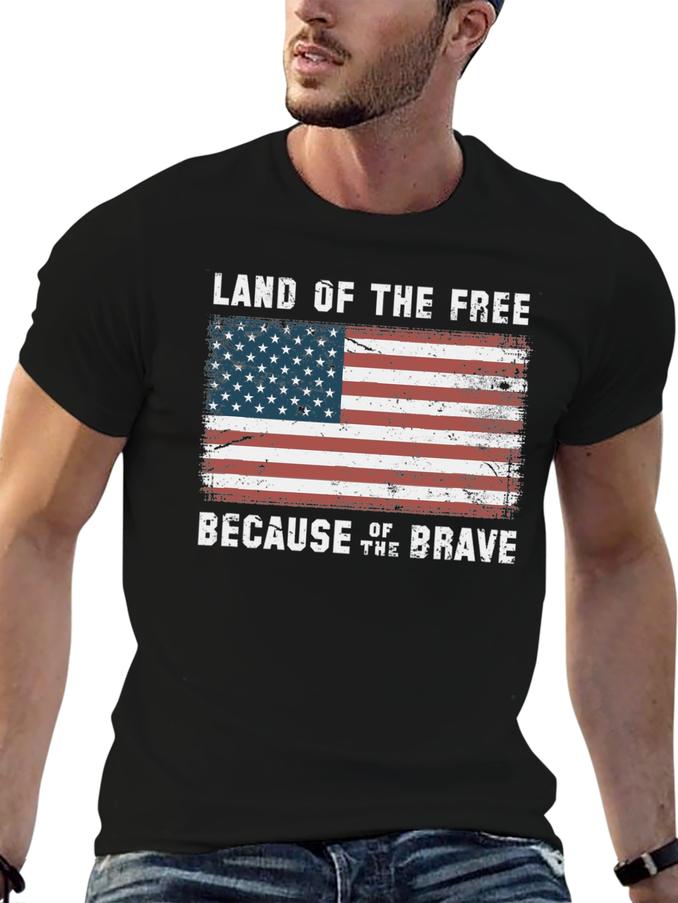 Land of the Free Patriotic T-Shirt
