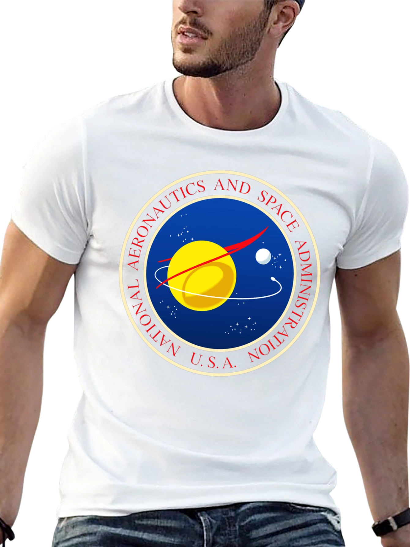 NASA Logo Graphic Black T-Shirt