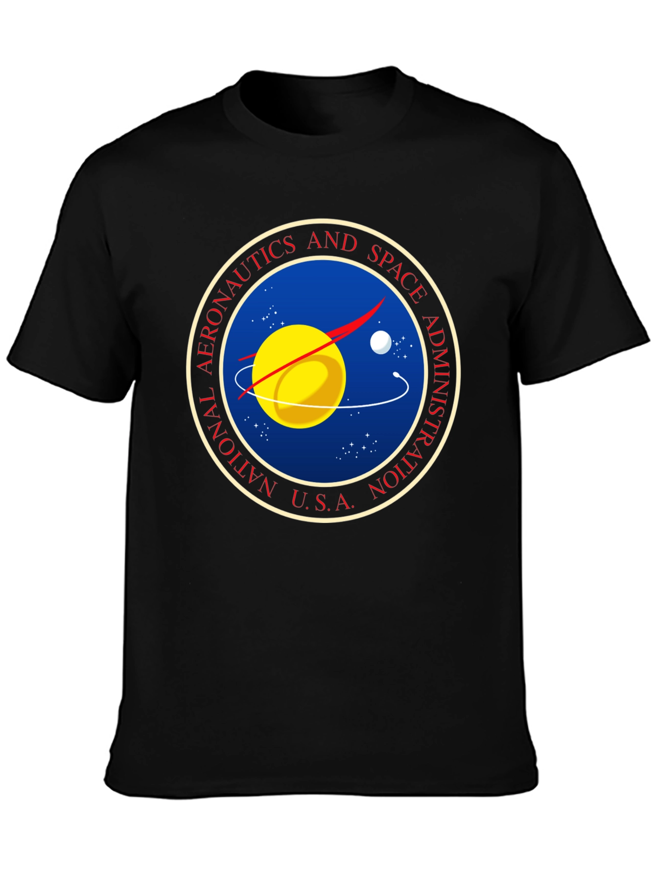 NASA Logo Graphic Black T-Shirt