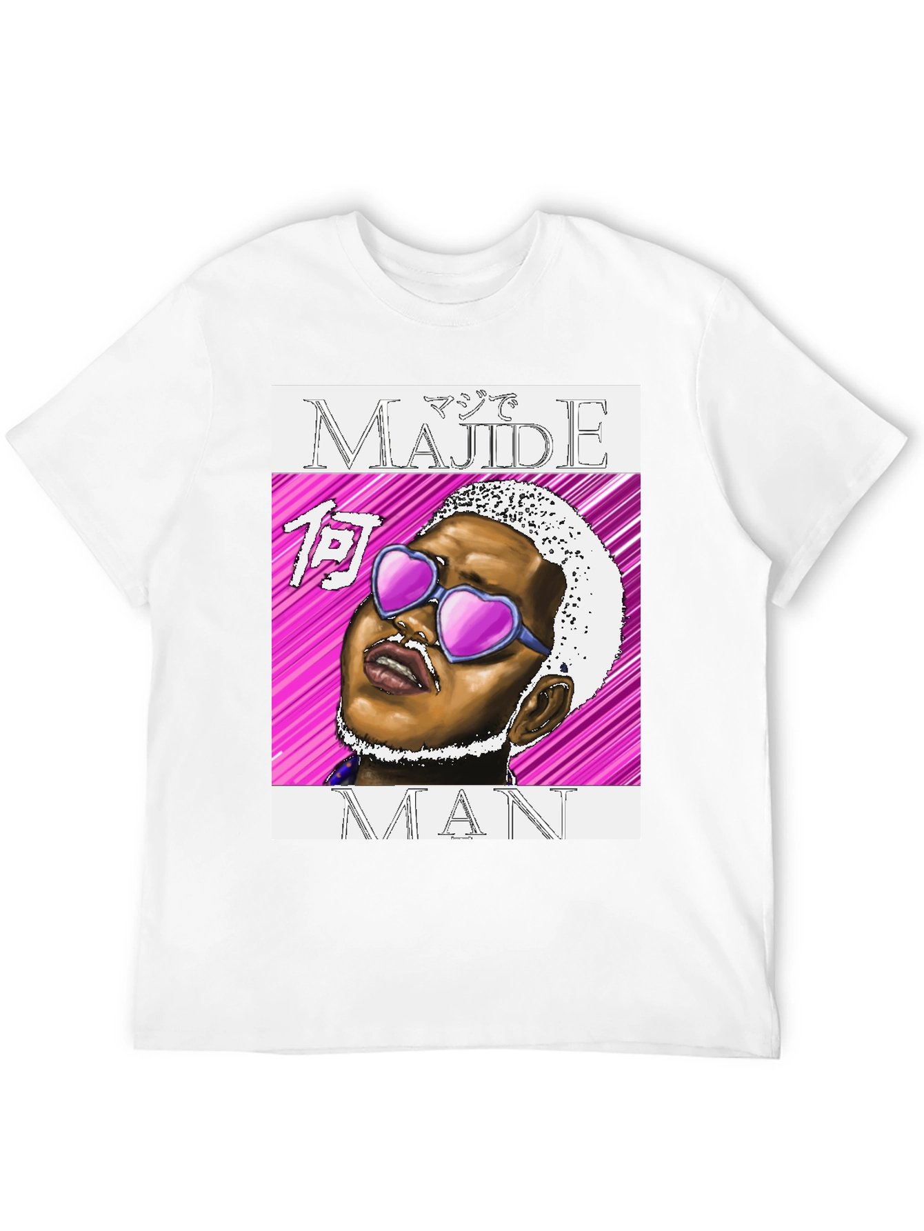 Majide Man Graphic Tee - Edgy Style