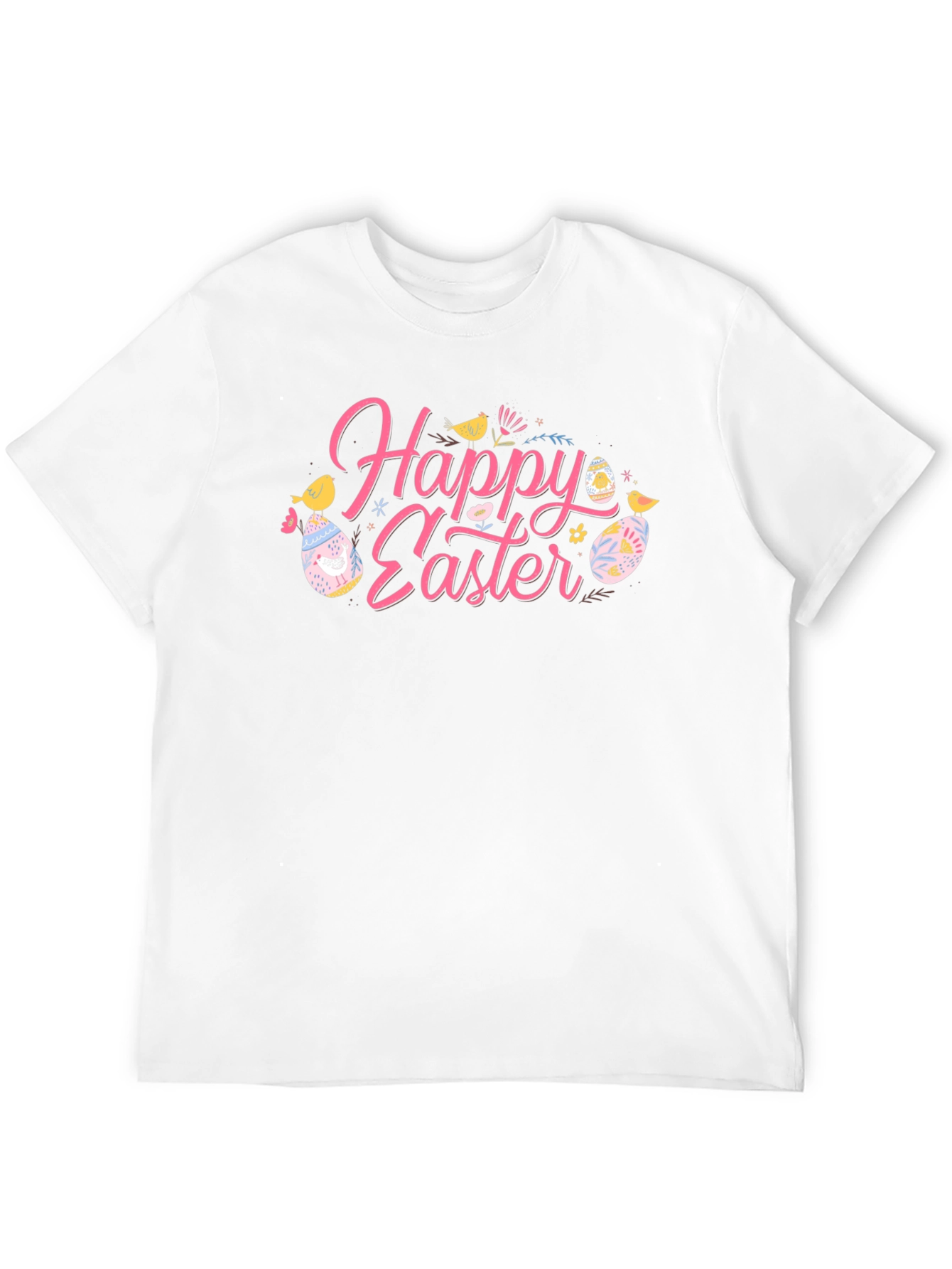 Happy Easter Black T-Shirt