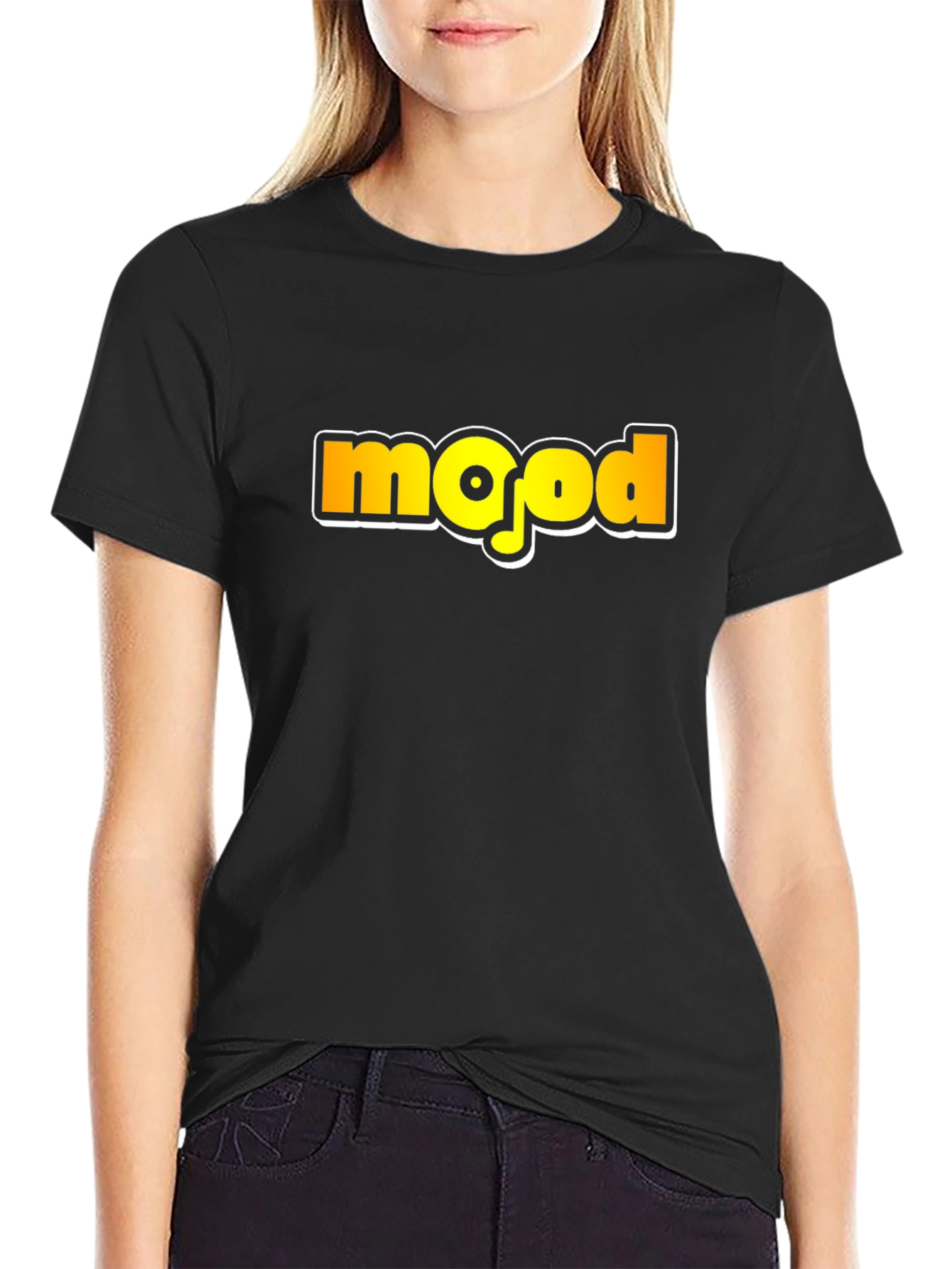 Mood Graphic T-Shirt - Trendy Black Tee