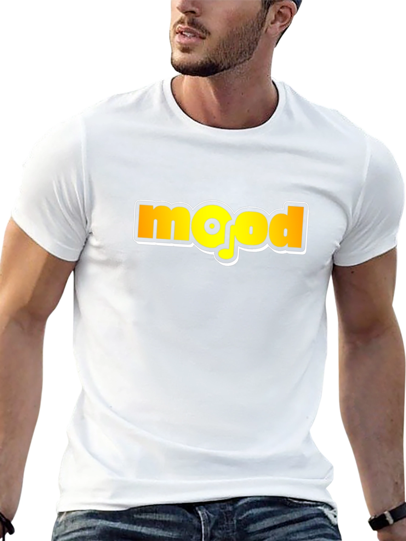 Mood Graphic T-Shirt - Trendy Black Tee