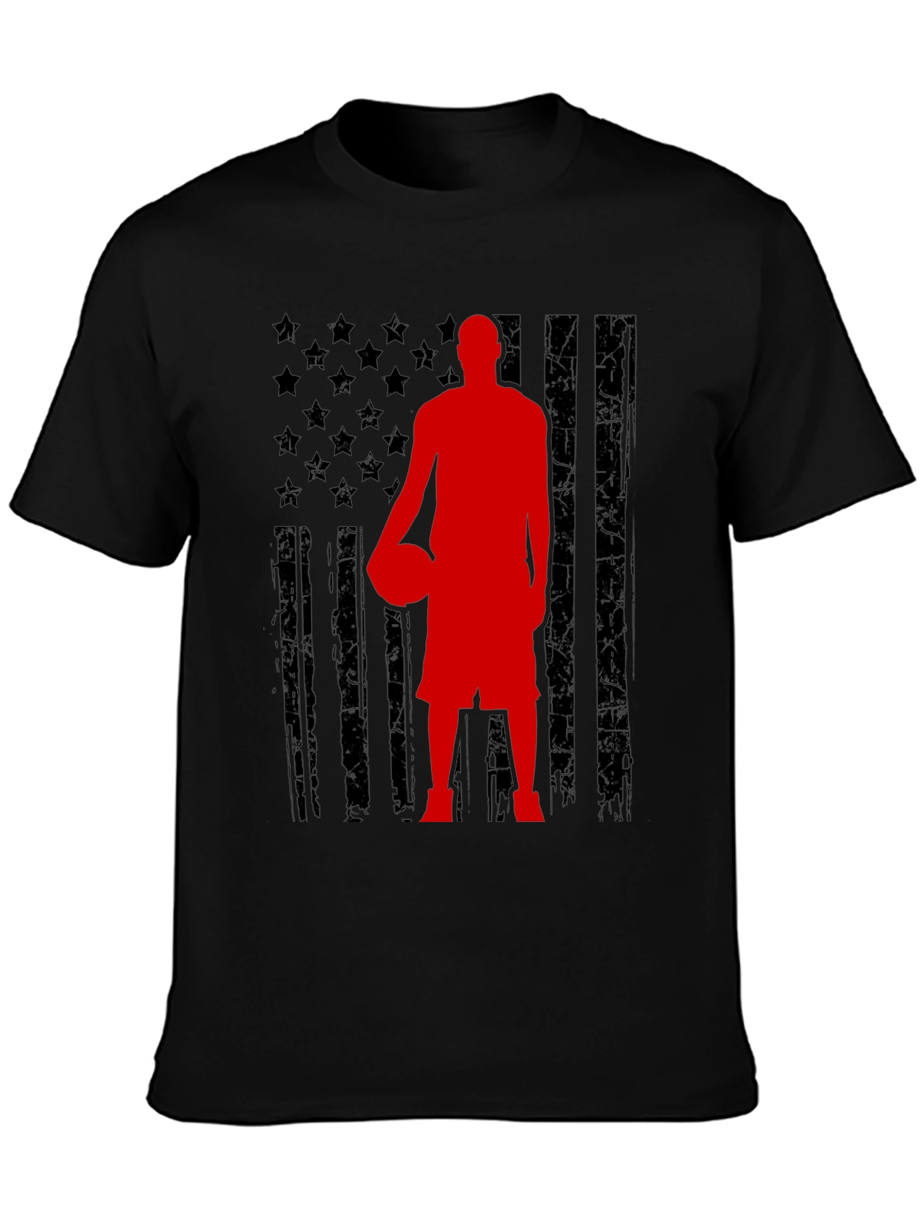Basketball USA Flag Graphic Tee