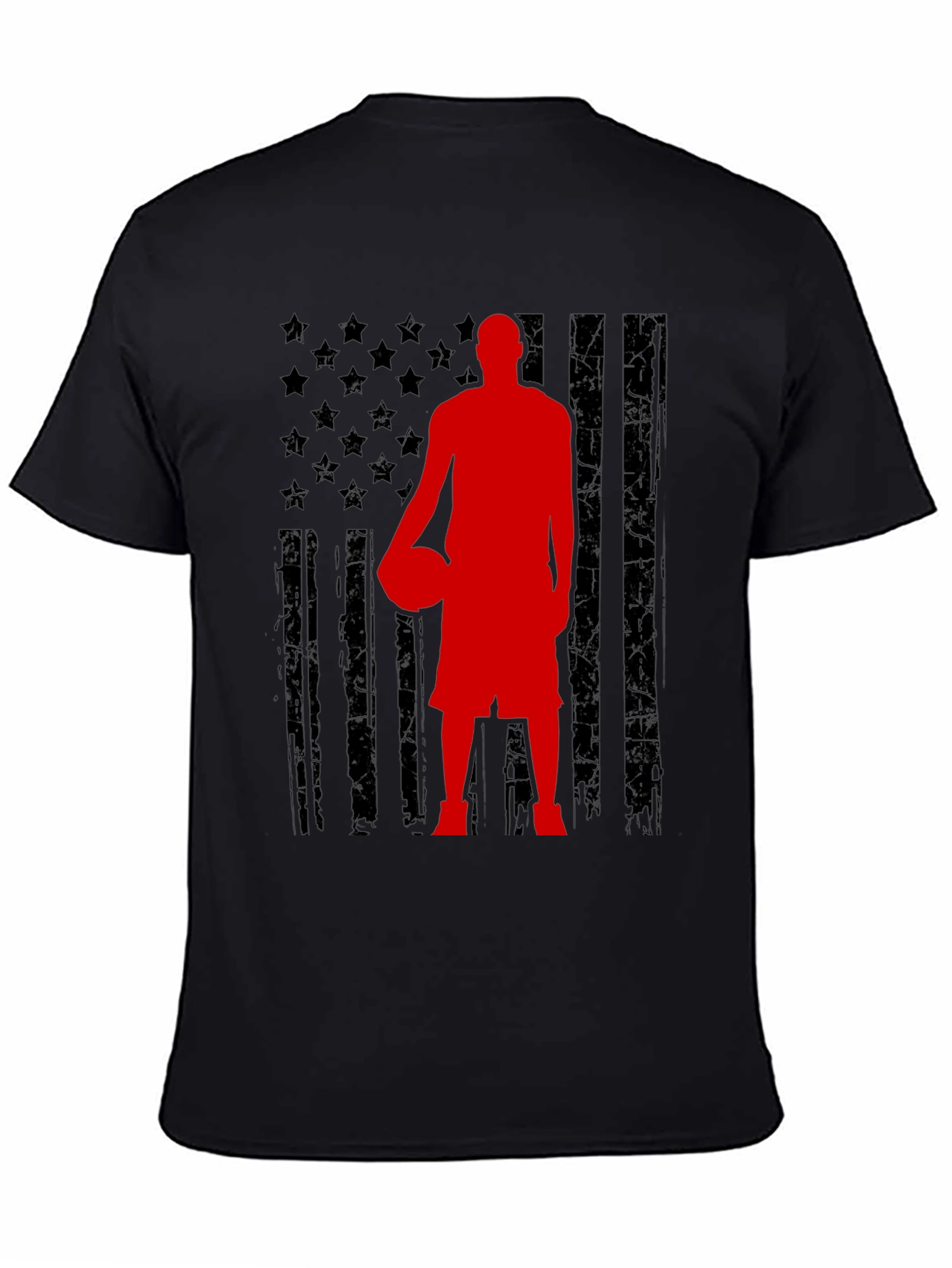 Basketball USA Flag Graphic Tee