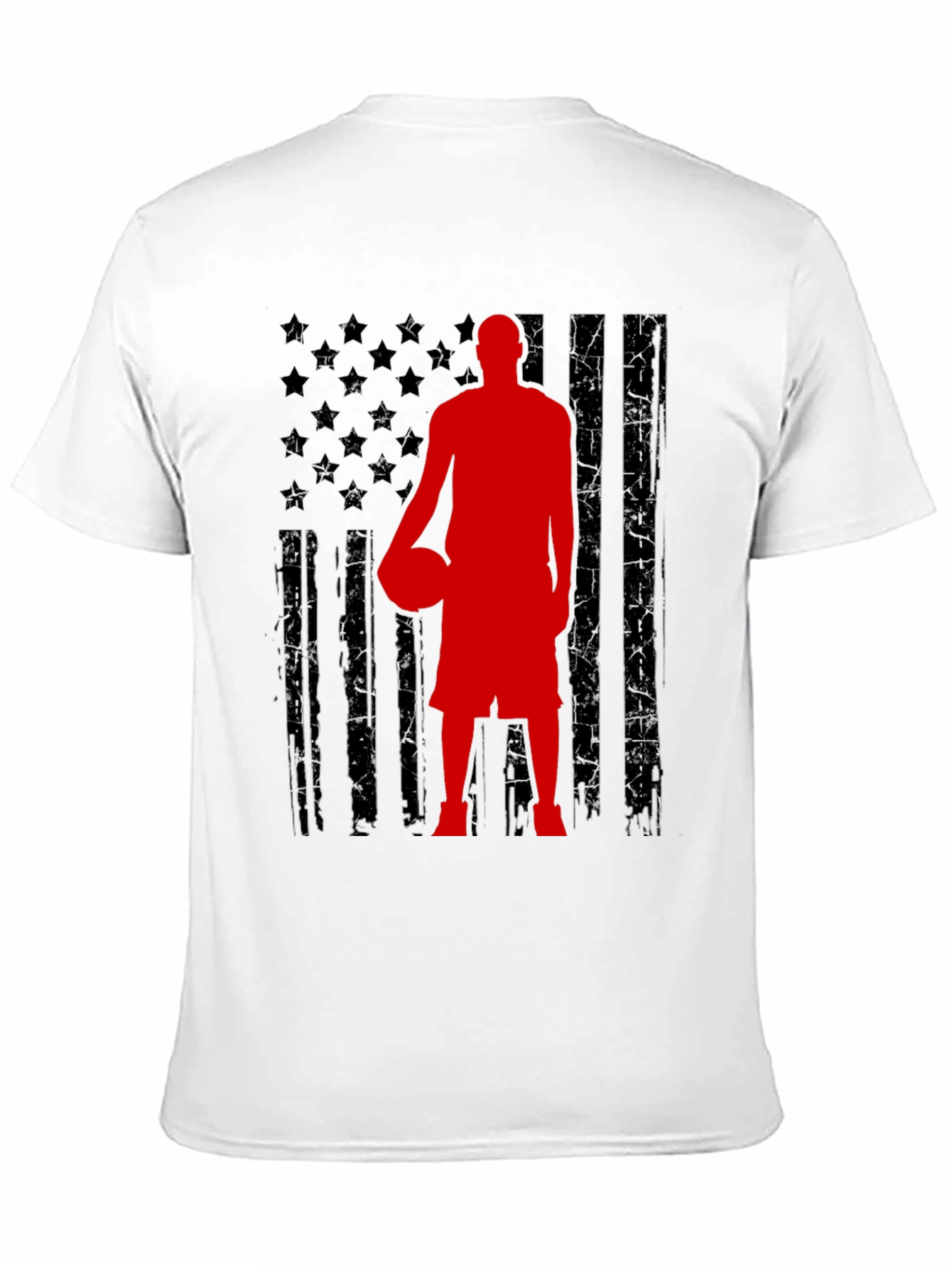 Basketball USA Flag Graphic Tee