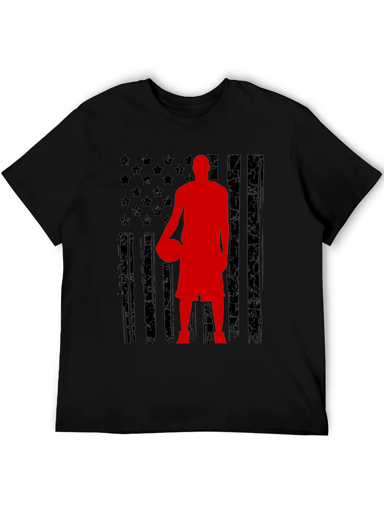 Basketball USA Flag Graphic Tee