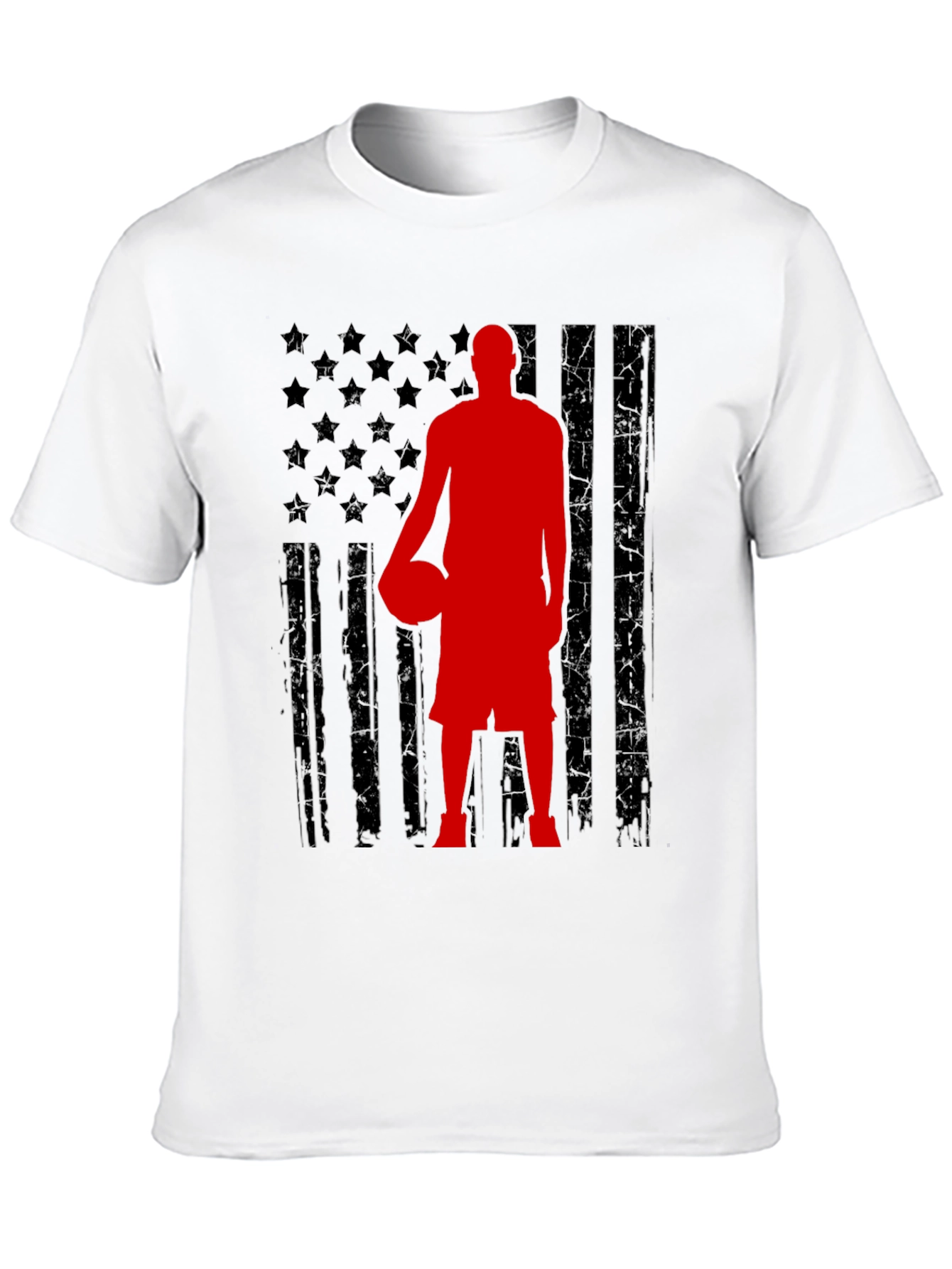 Basketball USA Flag Graphic Tee