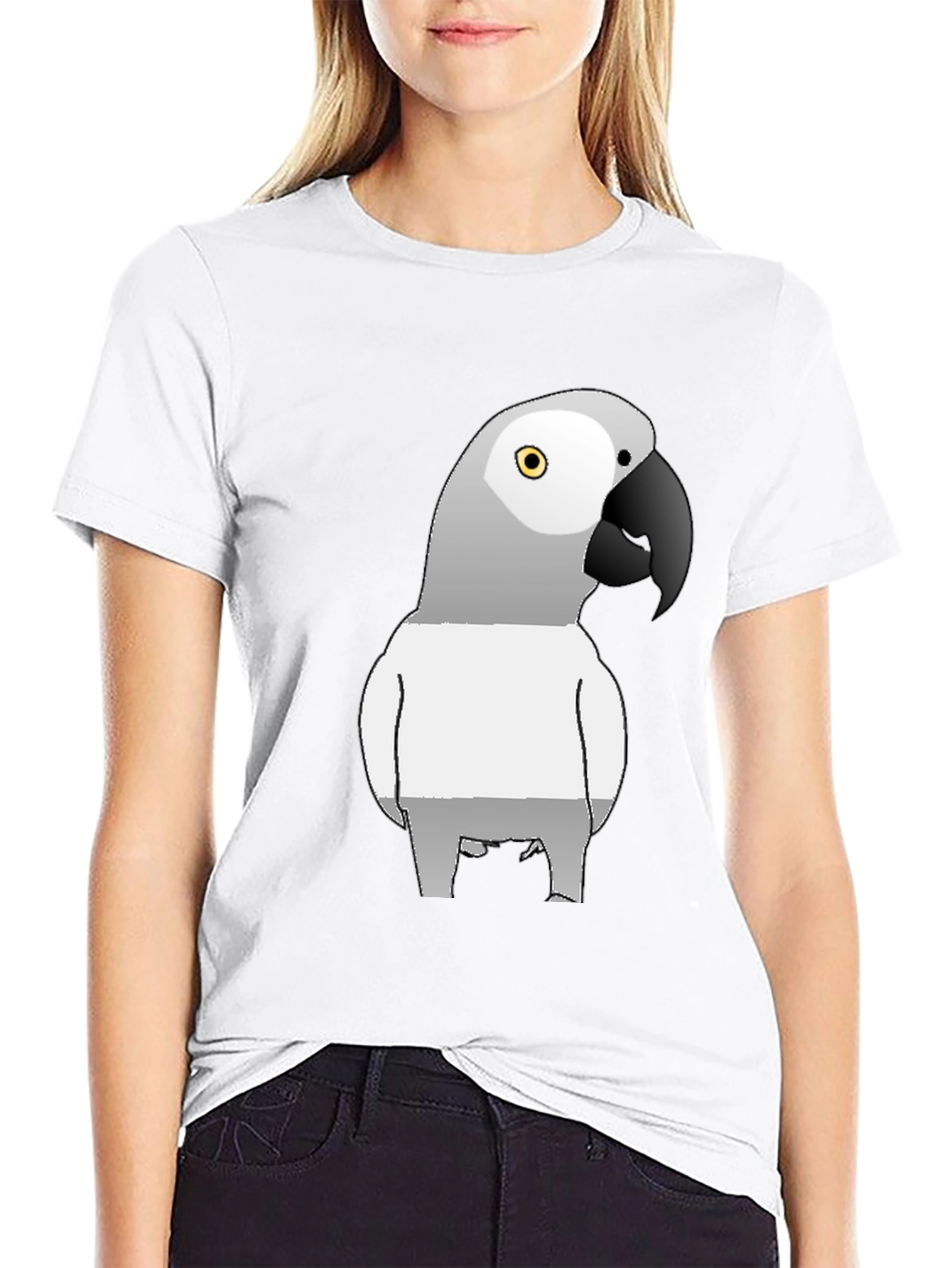 Parrot Graphic T-Shirt - Stylish Bird Lover Tee