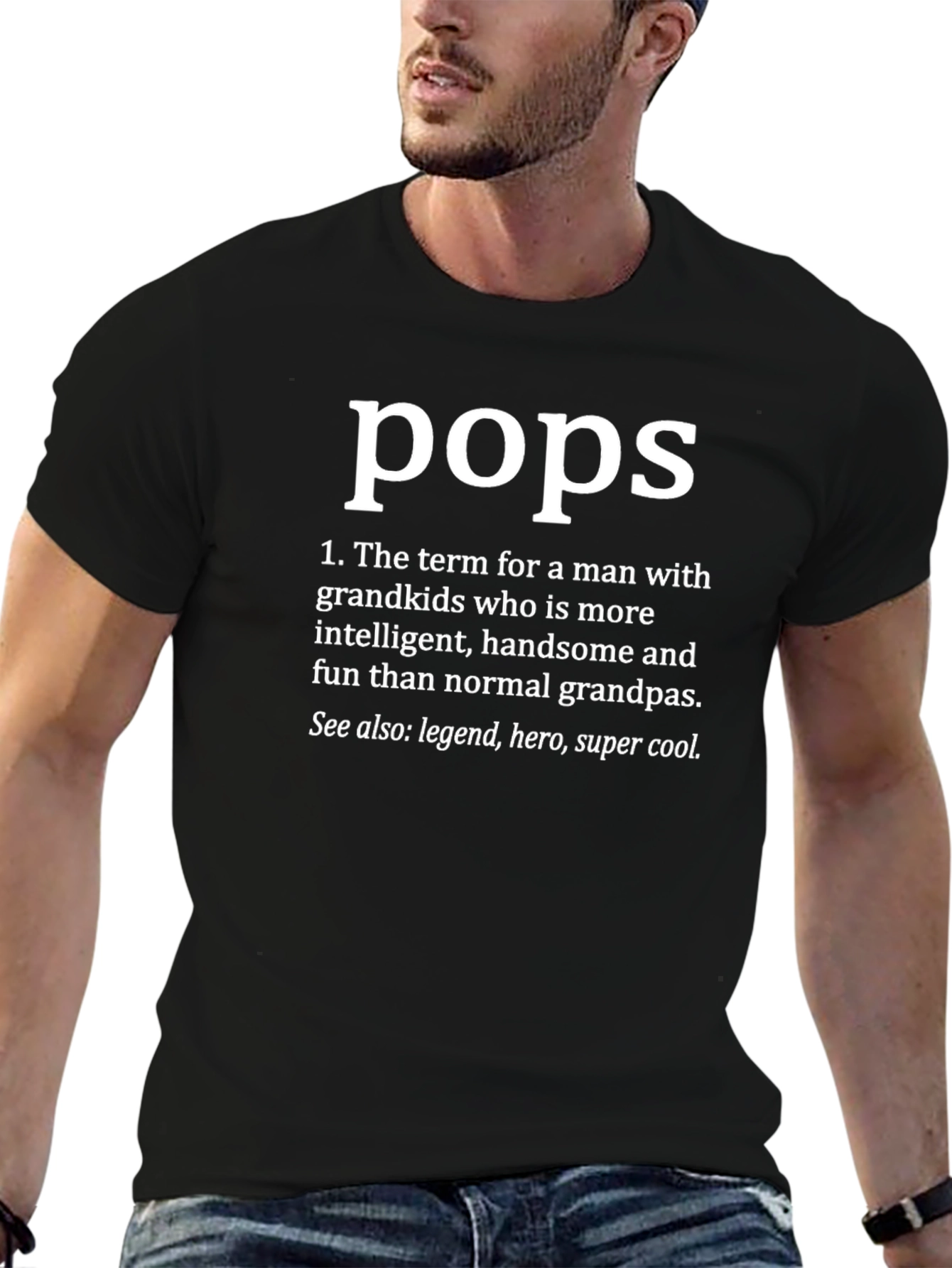 Pops Definition T-Shirt - Gift for Grandpa