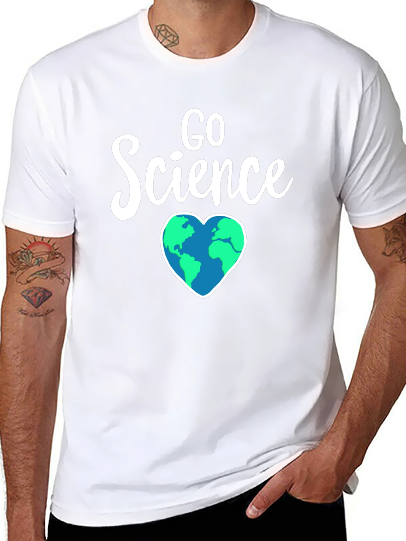 Go Science Earth Heart T-Shirt