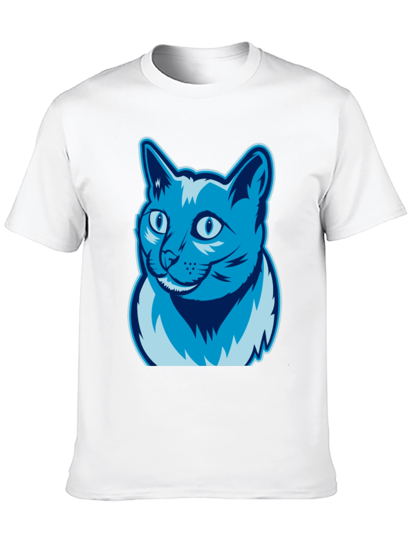 Cool Cat Graphic Tee - Casual Black T-Shirt