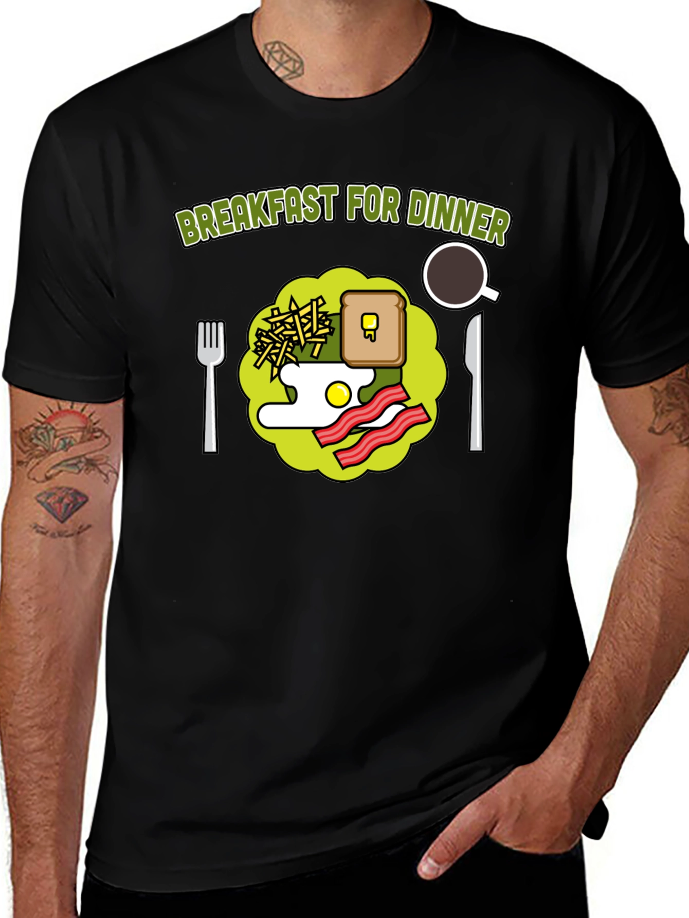 Breakfast for Dinner Graphic Tee