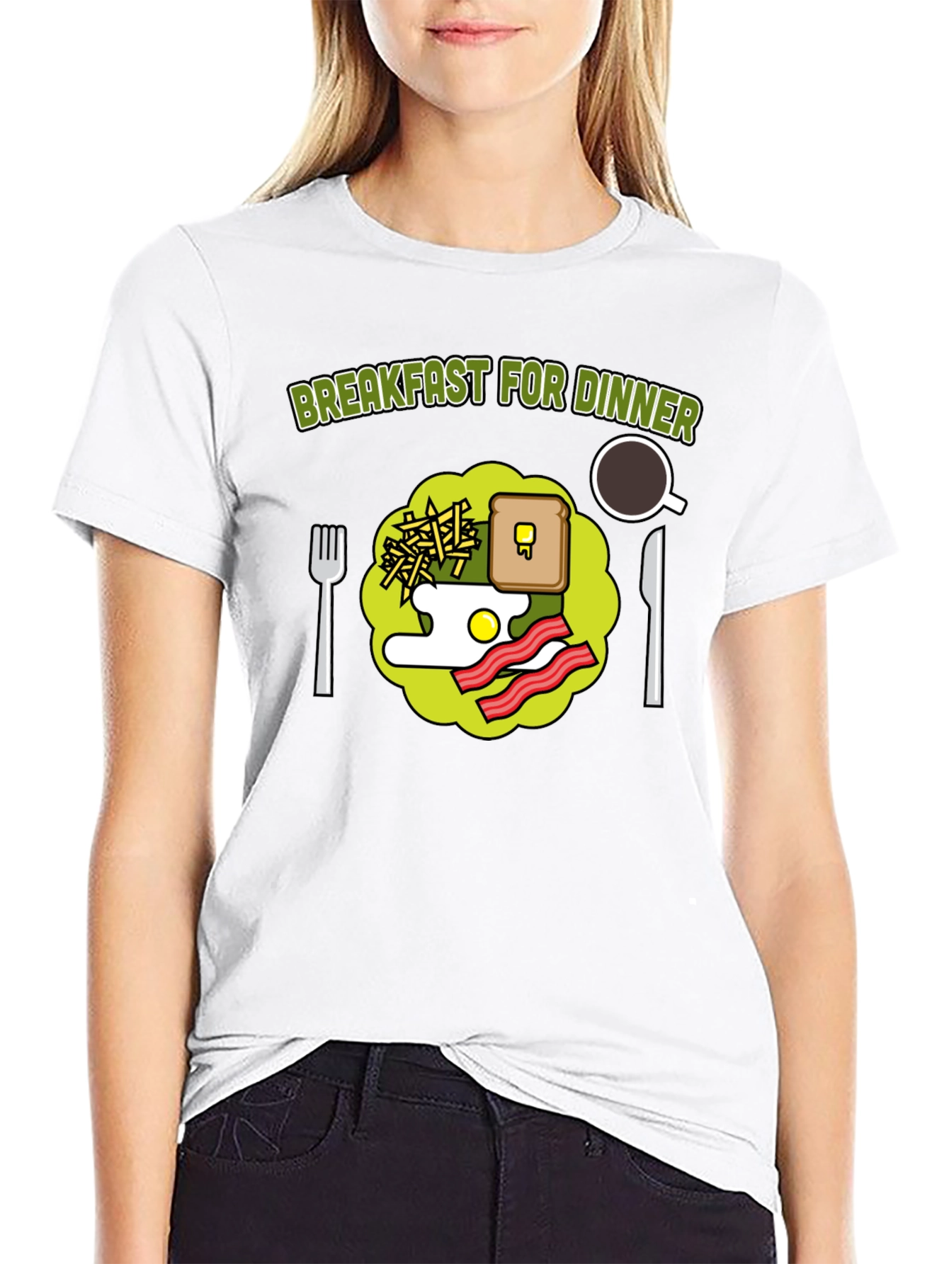 Breakfast for Dinner Graphic Tee