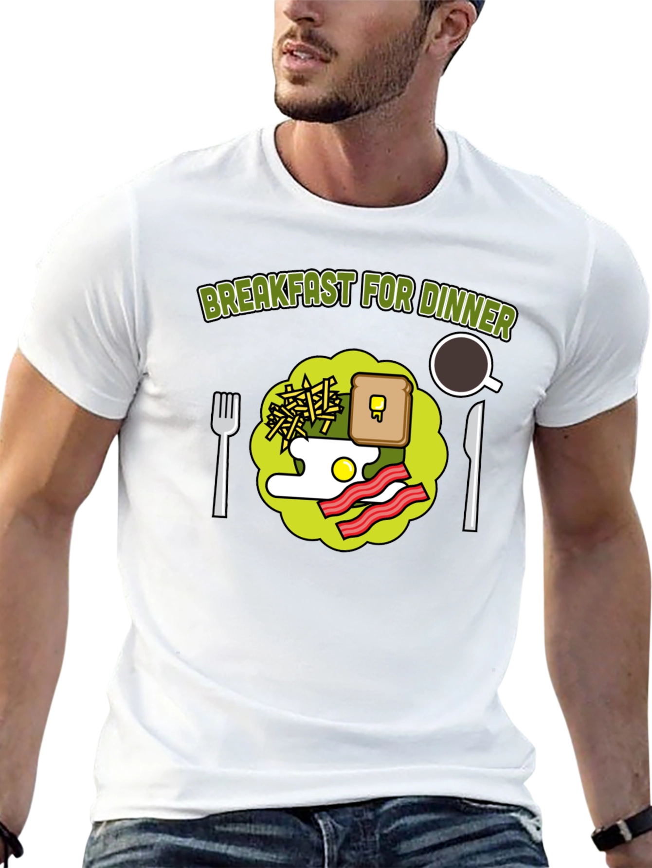 Breakfast for Dinner Graphic Tee