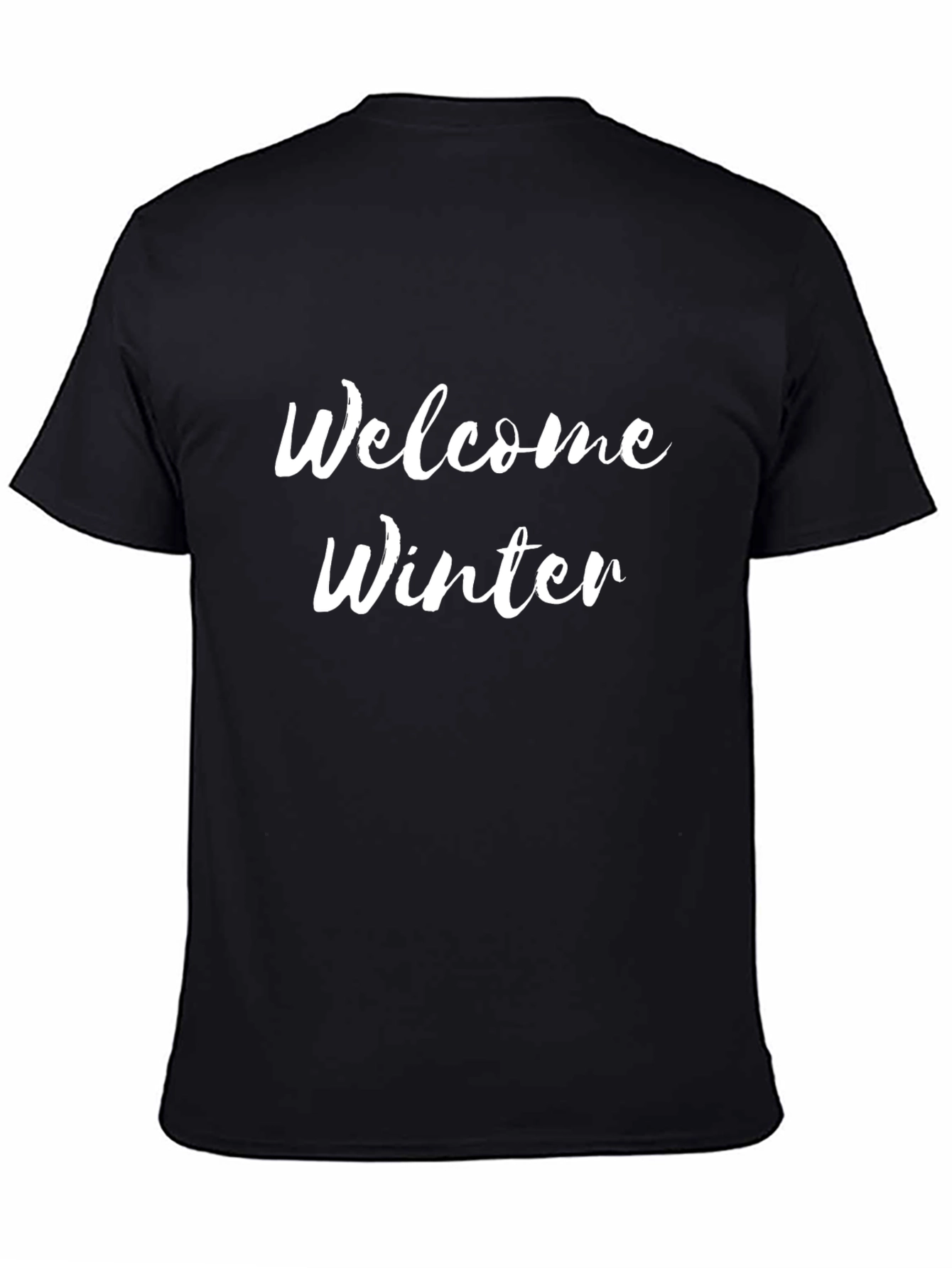 Welcome Winter Black T-Shirt