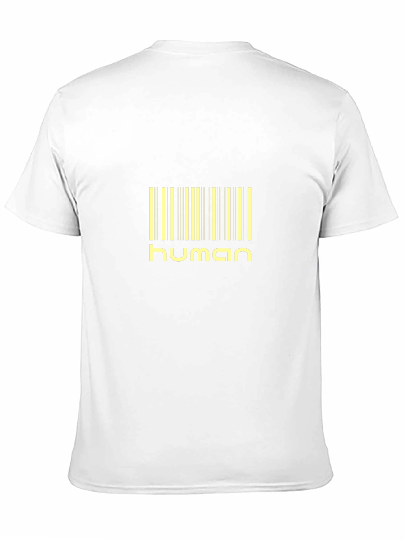 Human Barcode Black T-Shirt