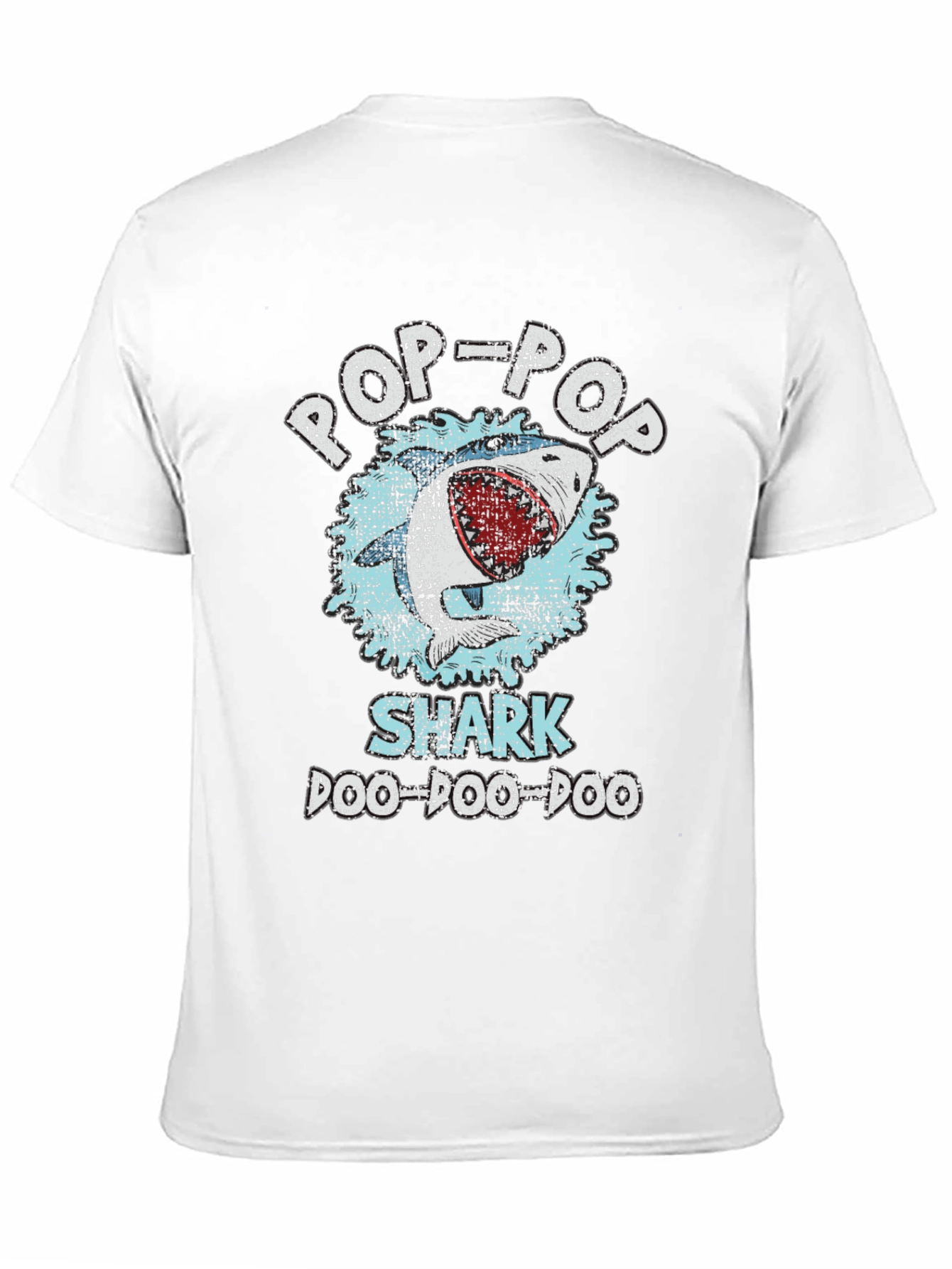 Pop-Pop Shark Doo-Doo-Doo Graphic T-Shirt