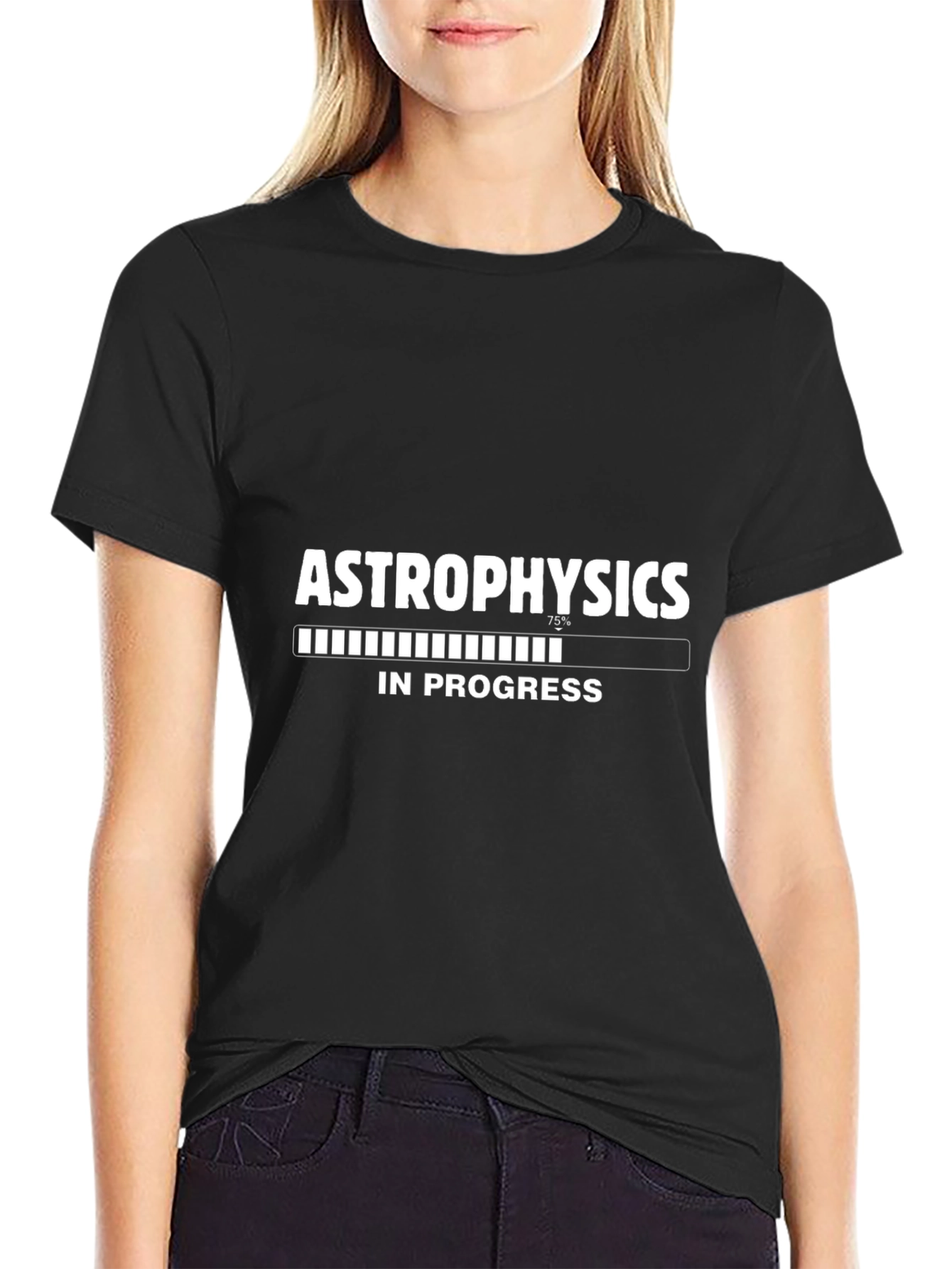 Astrophysics In Progress Black T-Shirt