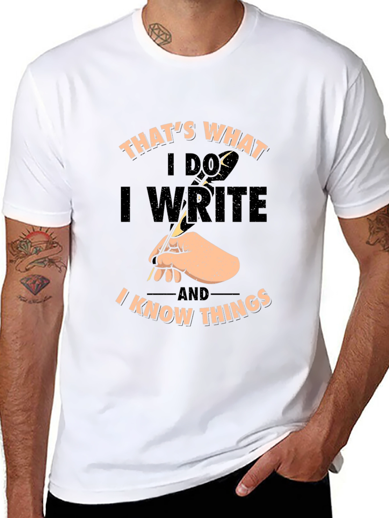 I Write & Know Things Graphic Tee
