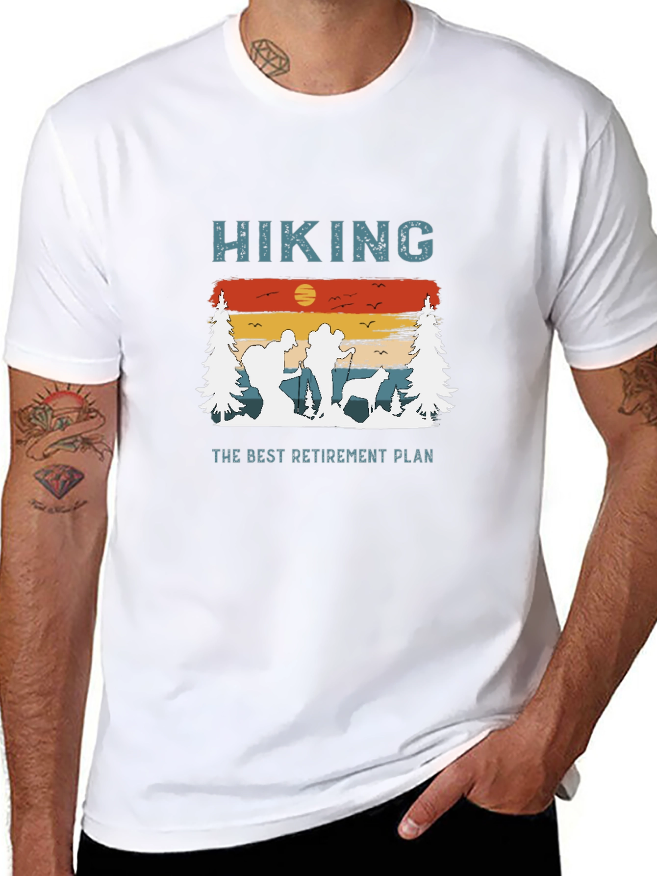 Hiking Retirement Plan Tee