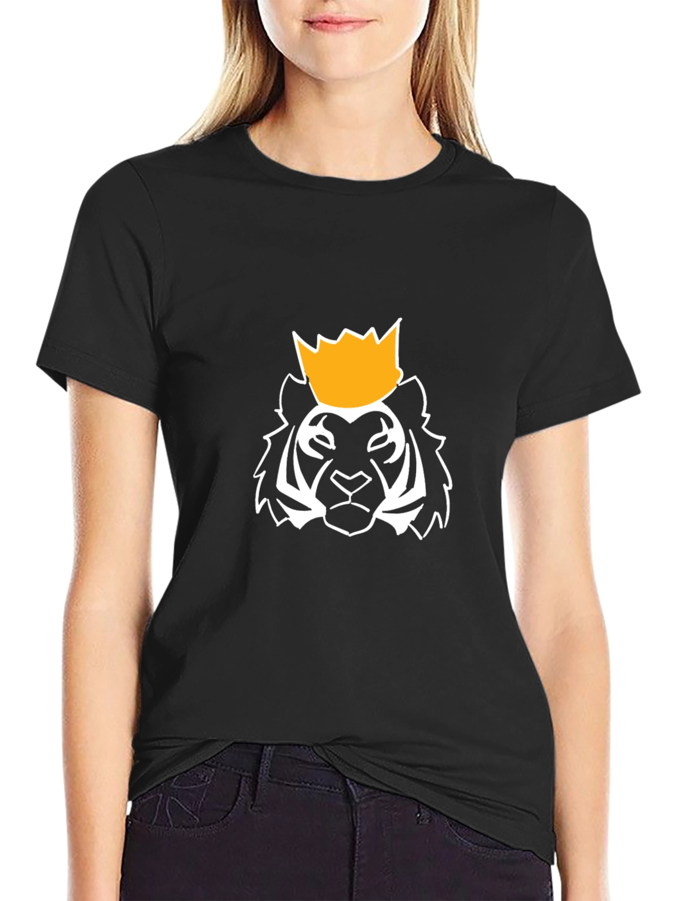 King Tiger Graphic T-Shirt - Modern Crew Neck
