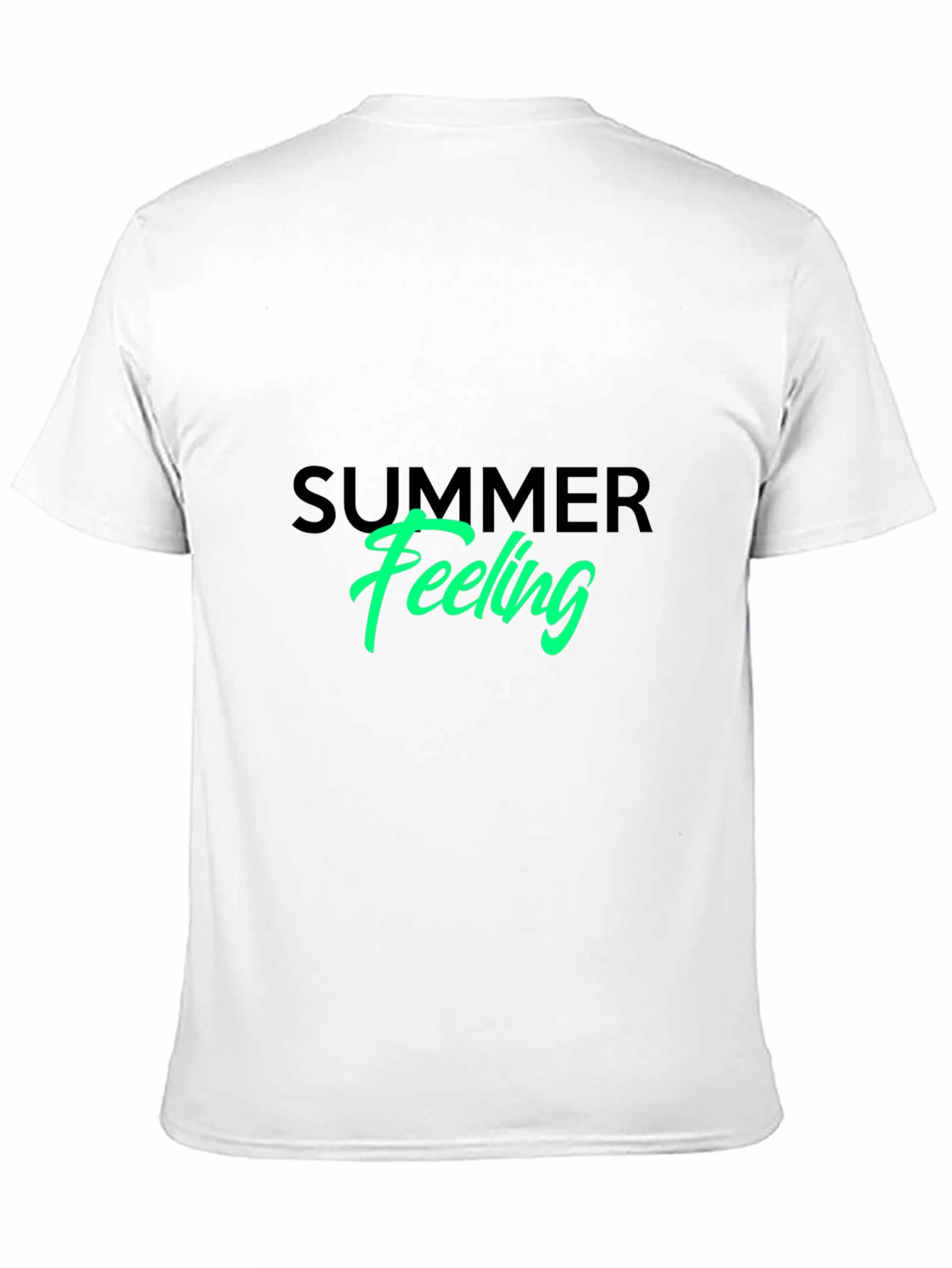 Summer Feeling Graphic Tee - Black