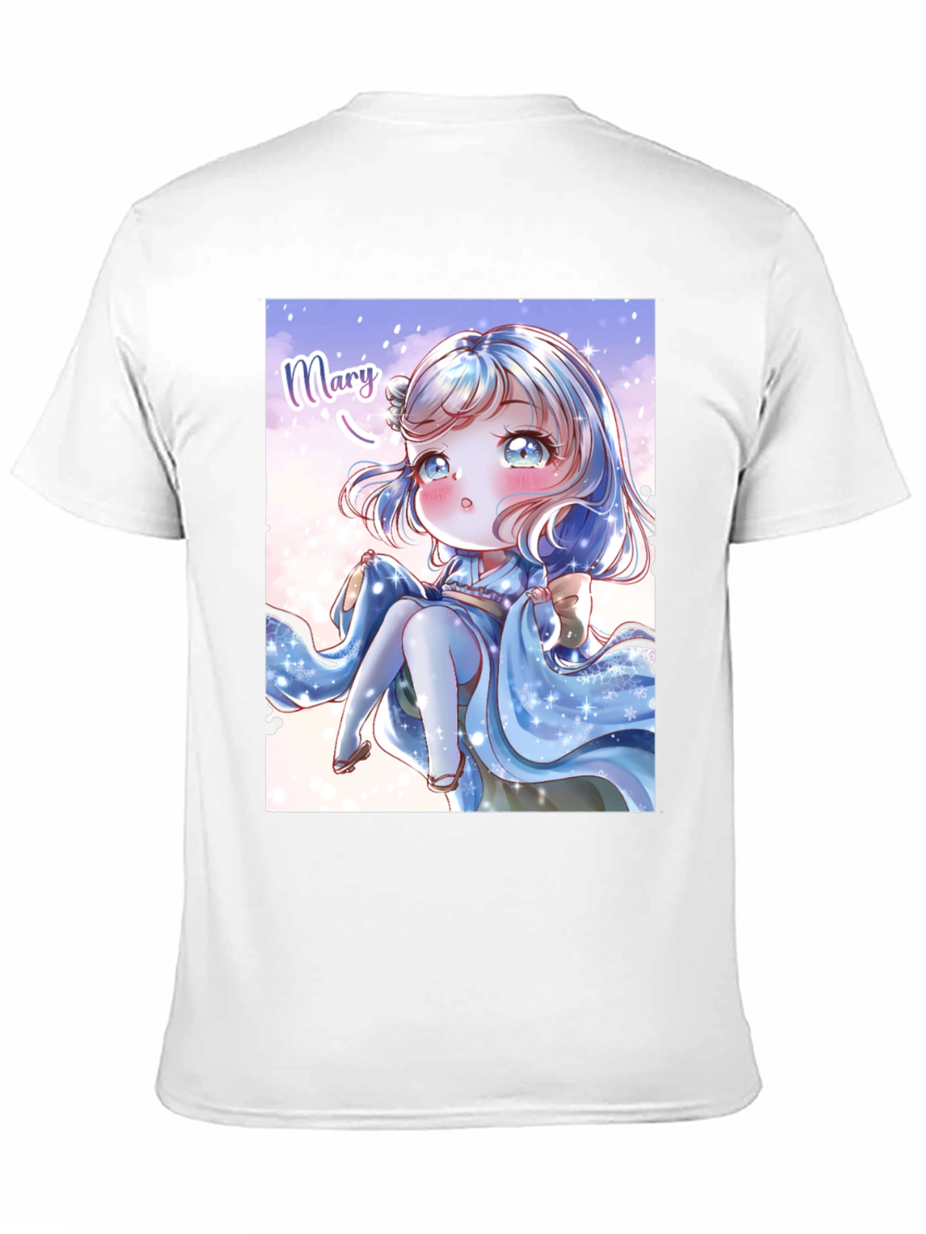 Anime Girl Graphic Print T-Shirt