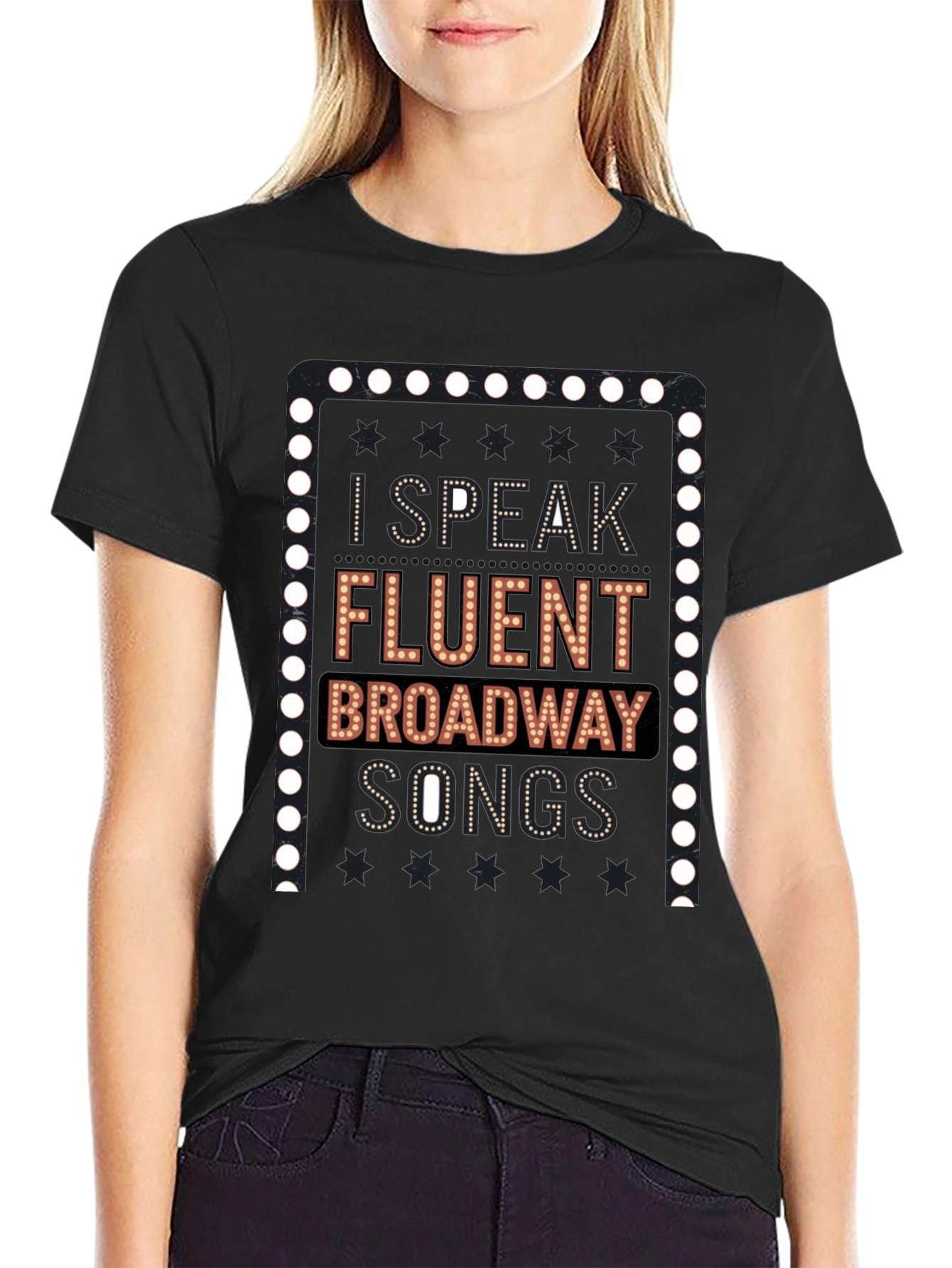 Broadway Lover T-Shirt - I Speak Fluent Broadway Songs
