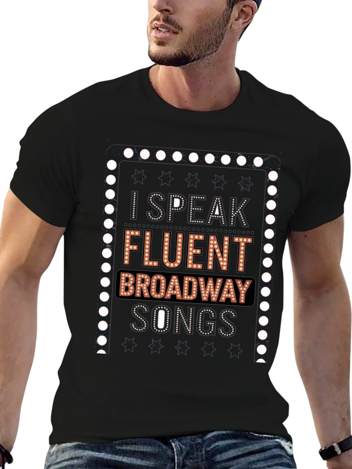 Broadway Lover T-Shirt - I Speak Fluent Broadway Songs