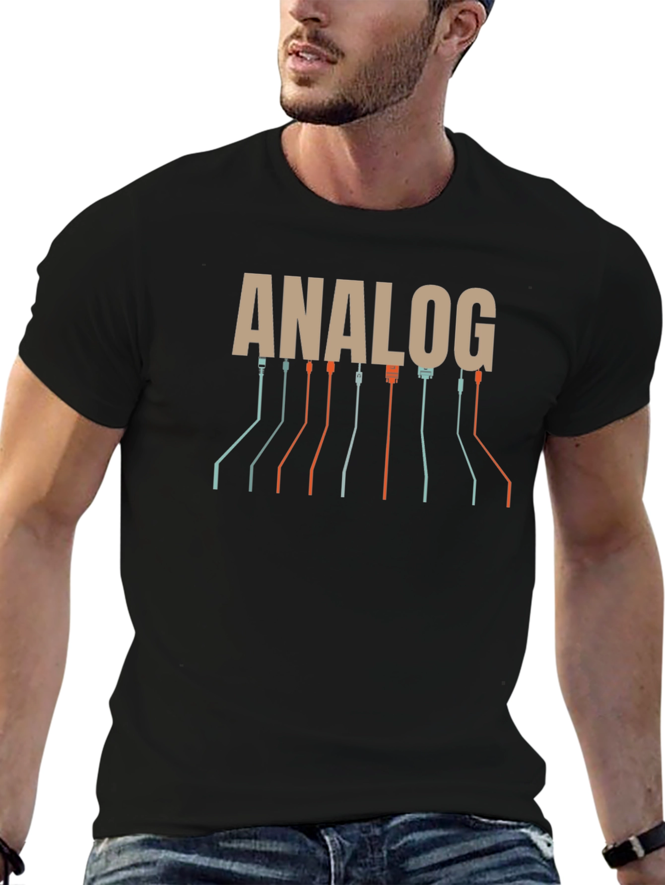 Retro Analog Circuit T-Shirt - Unique Geek Tee