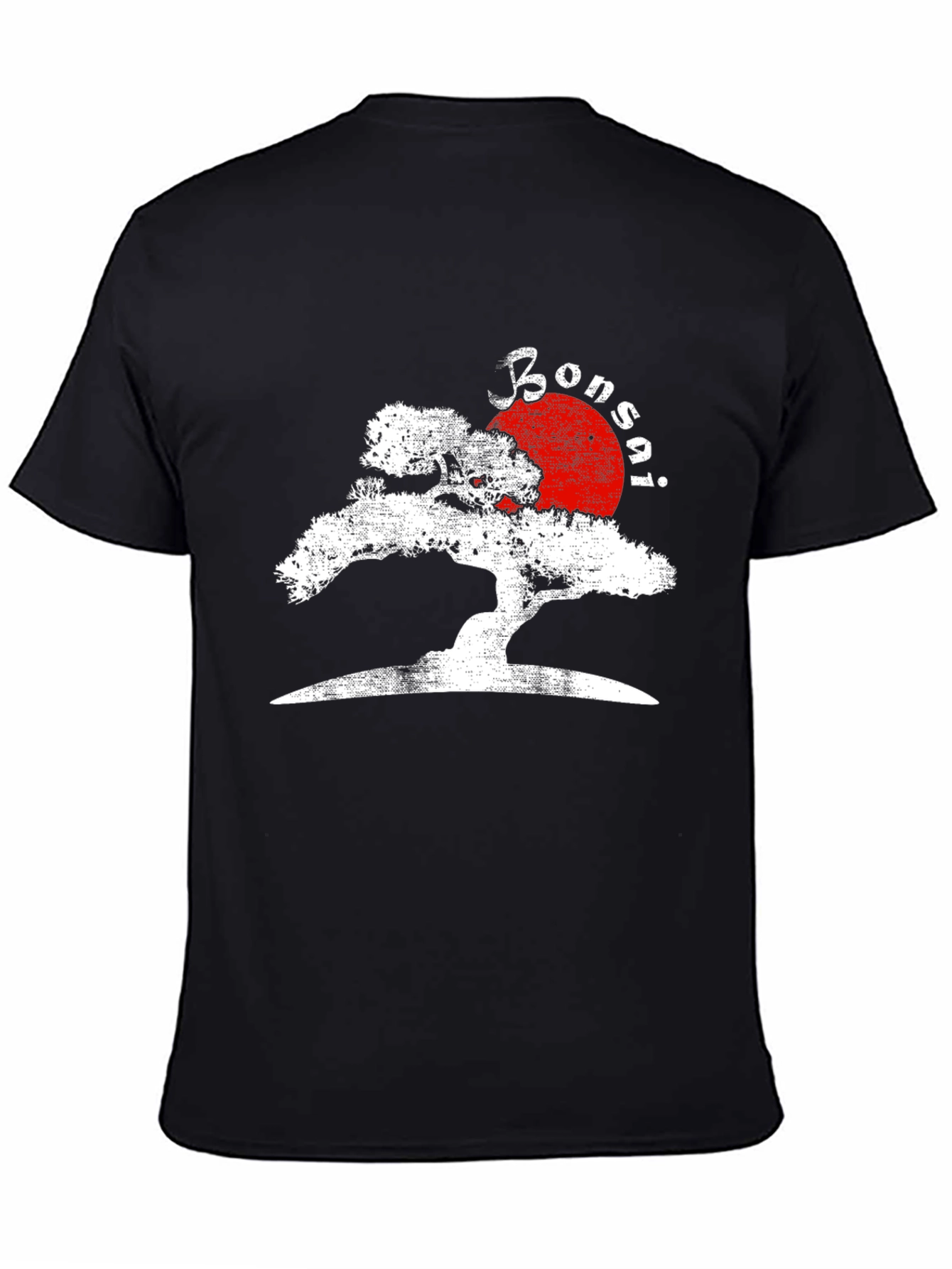 Bonsai Tree Black T-Shirt