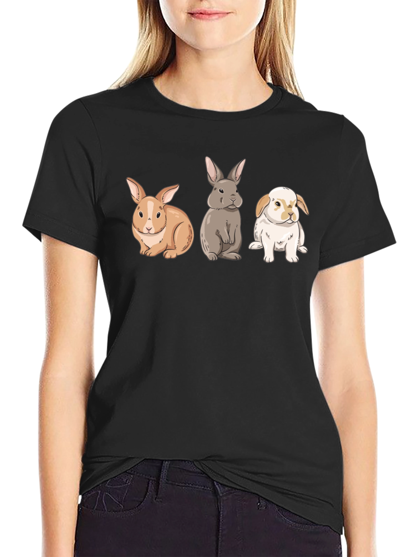 Cute Bunny Rabbit T-Shirt - Graphic Tee