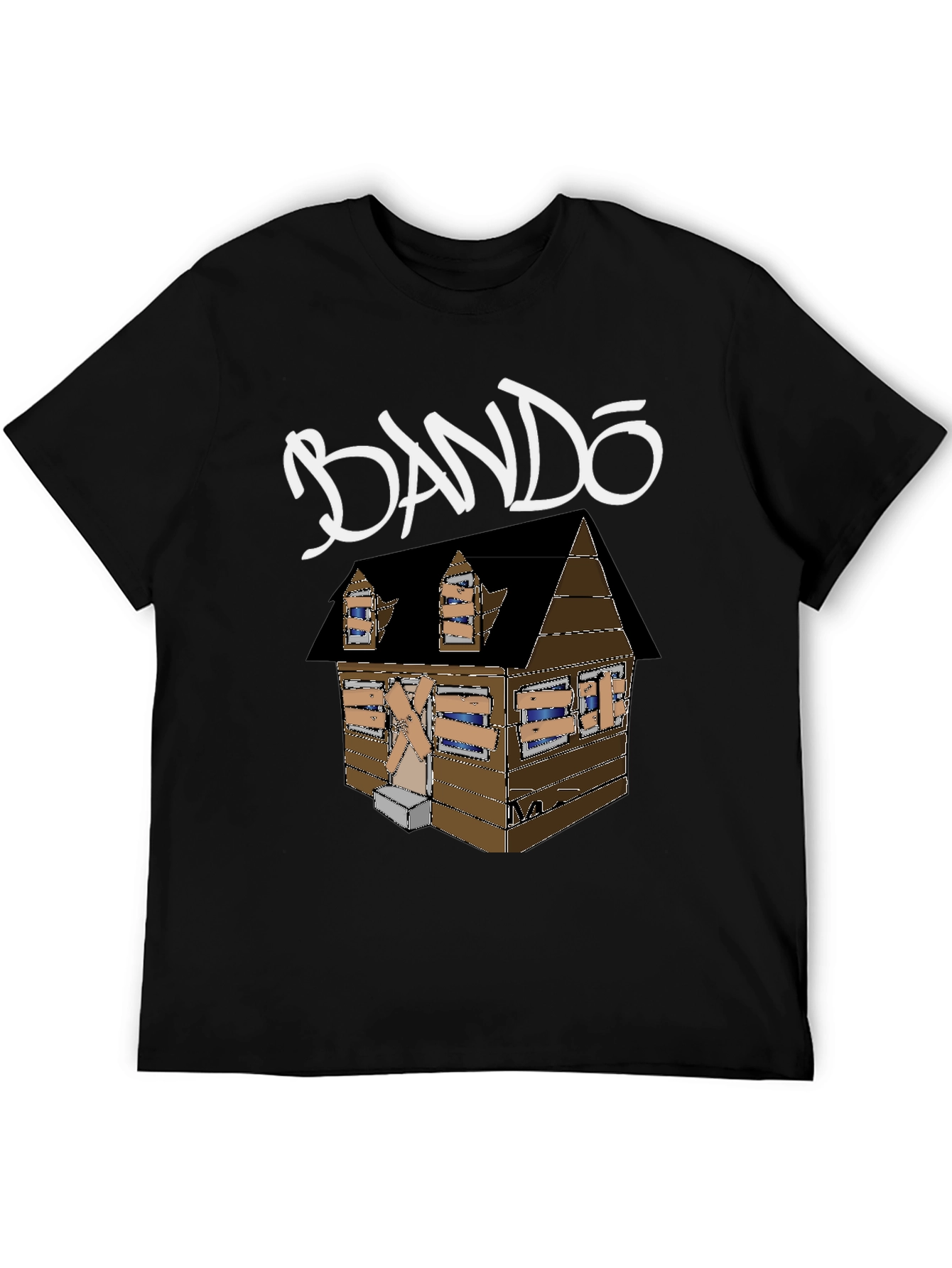 BANDO House Graphic Tee - Black