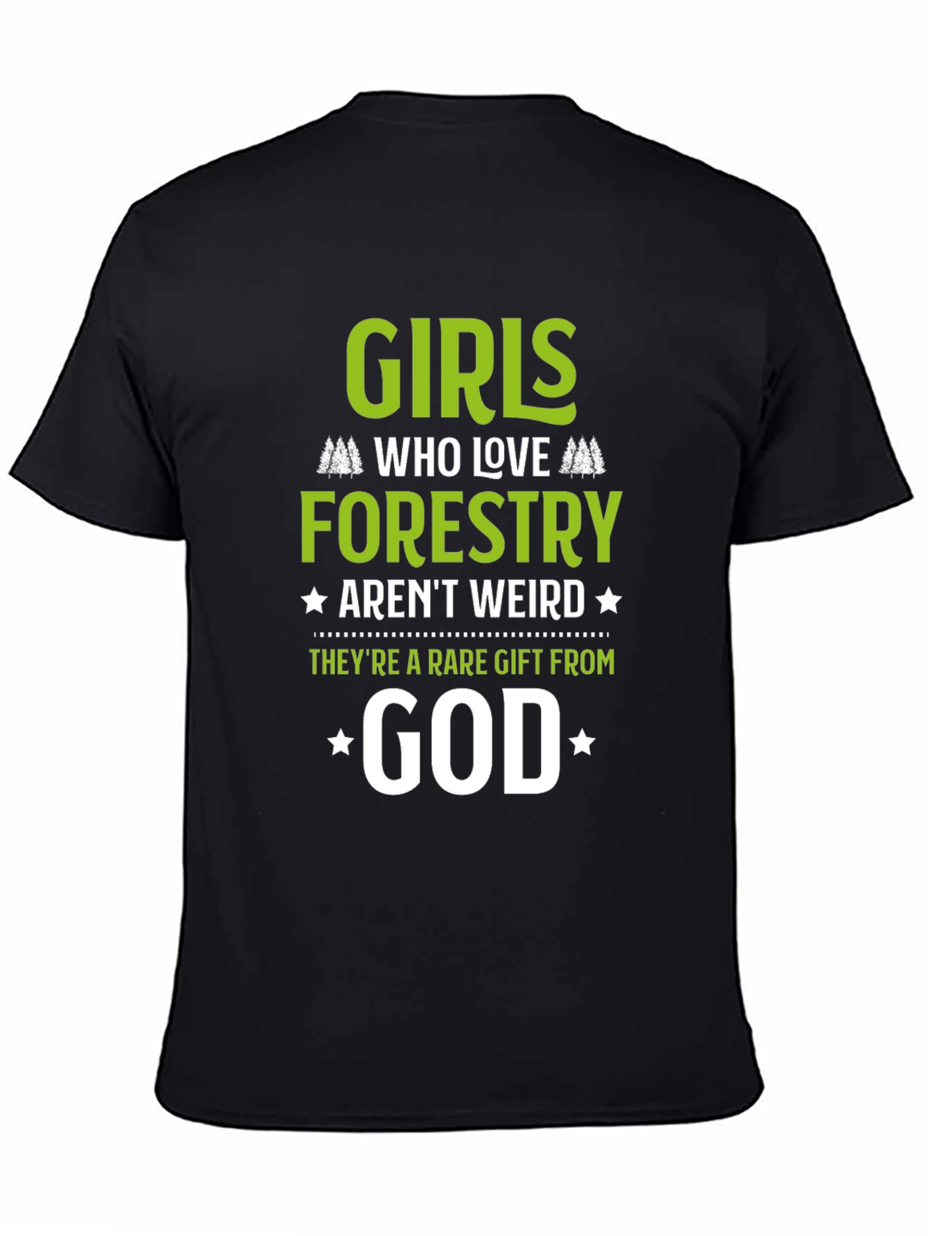 Girls Who Love Forestry Graphic T-Shirt