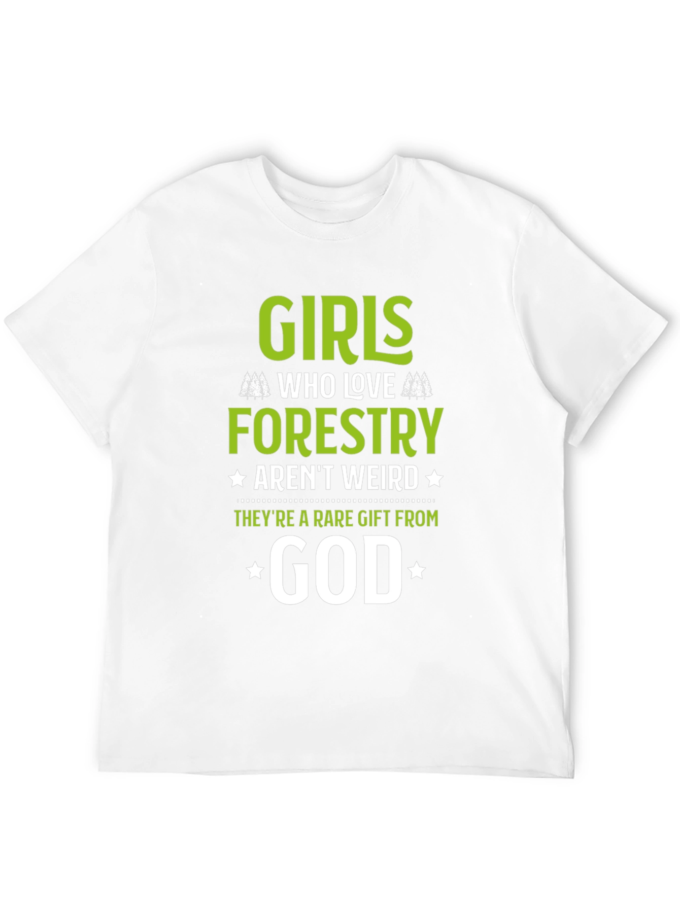 Girls Who Love Forestry Graphic T-Shirt