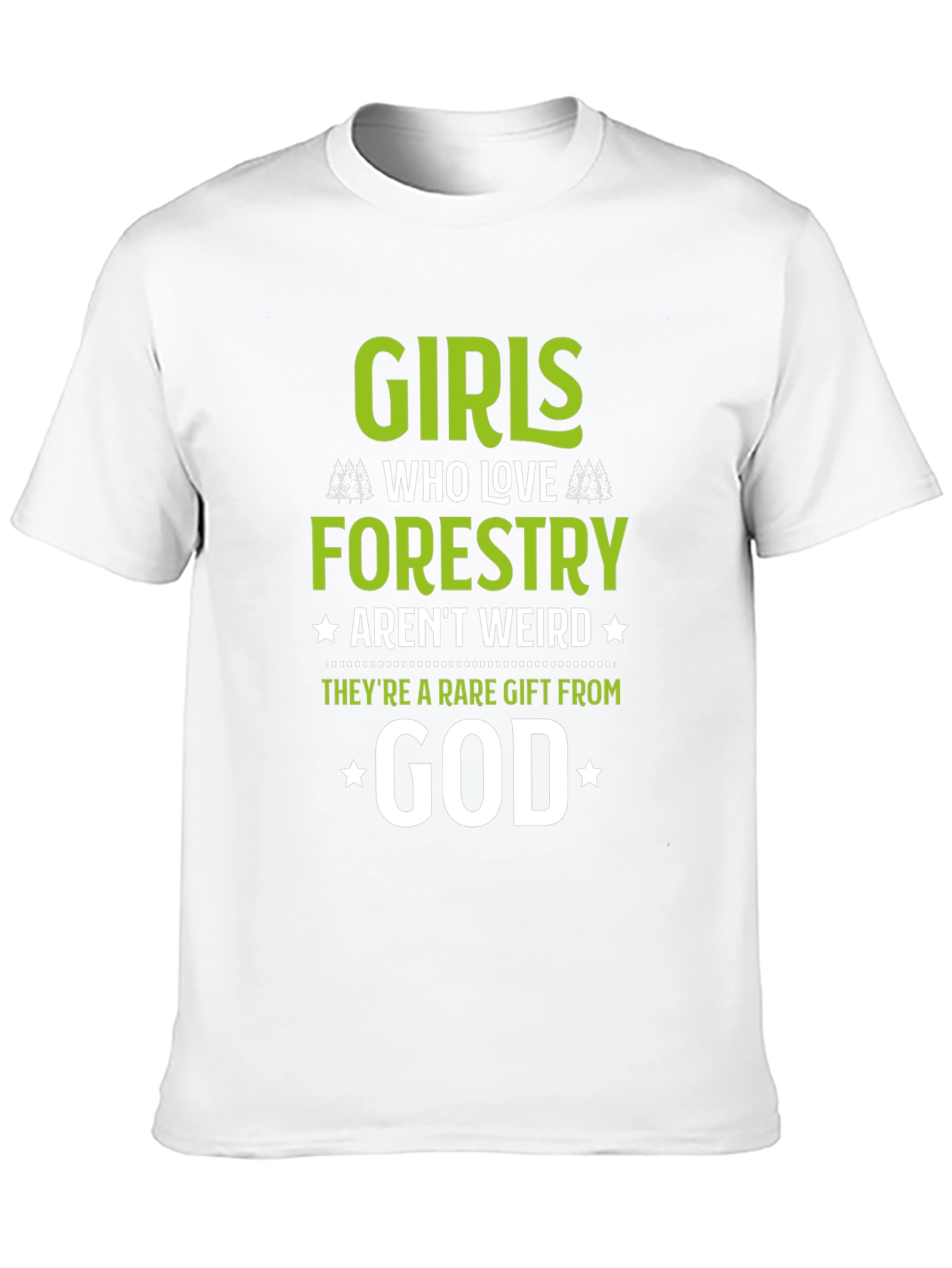 Girls Who Love Forestry Graphic T-Shirt