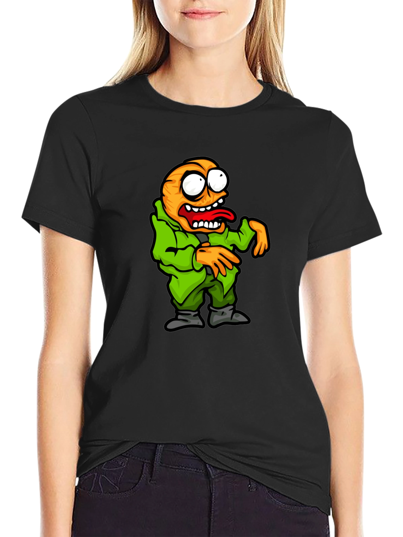 Cartoon Character Graphic T-Shirt