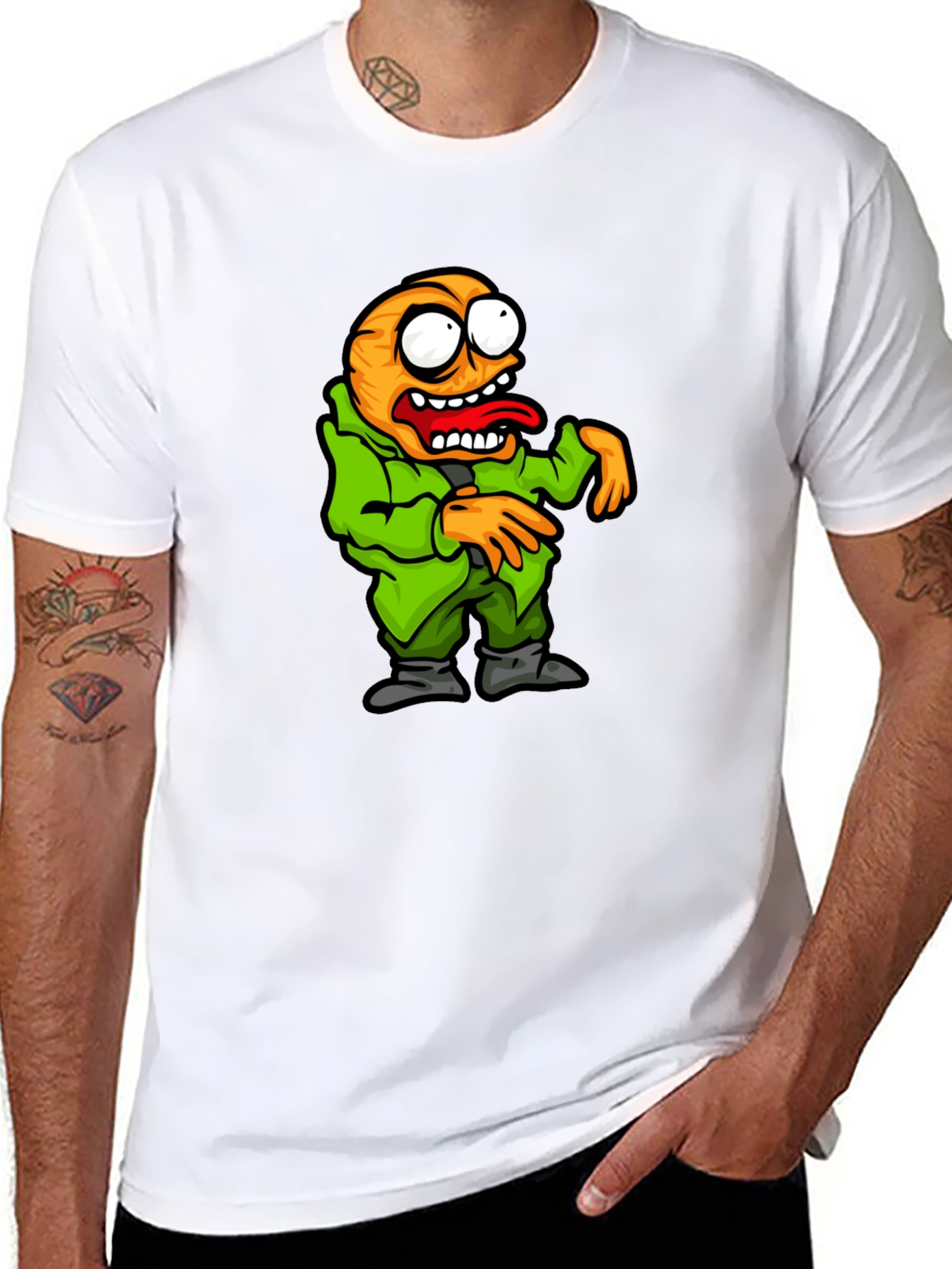 Cartoon Character Graphic T-Shirt