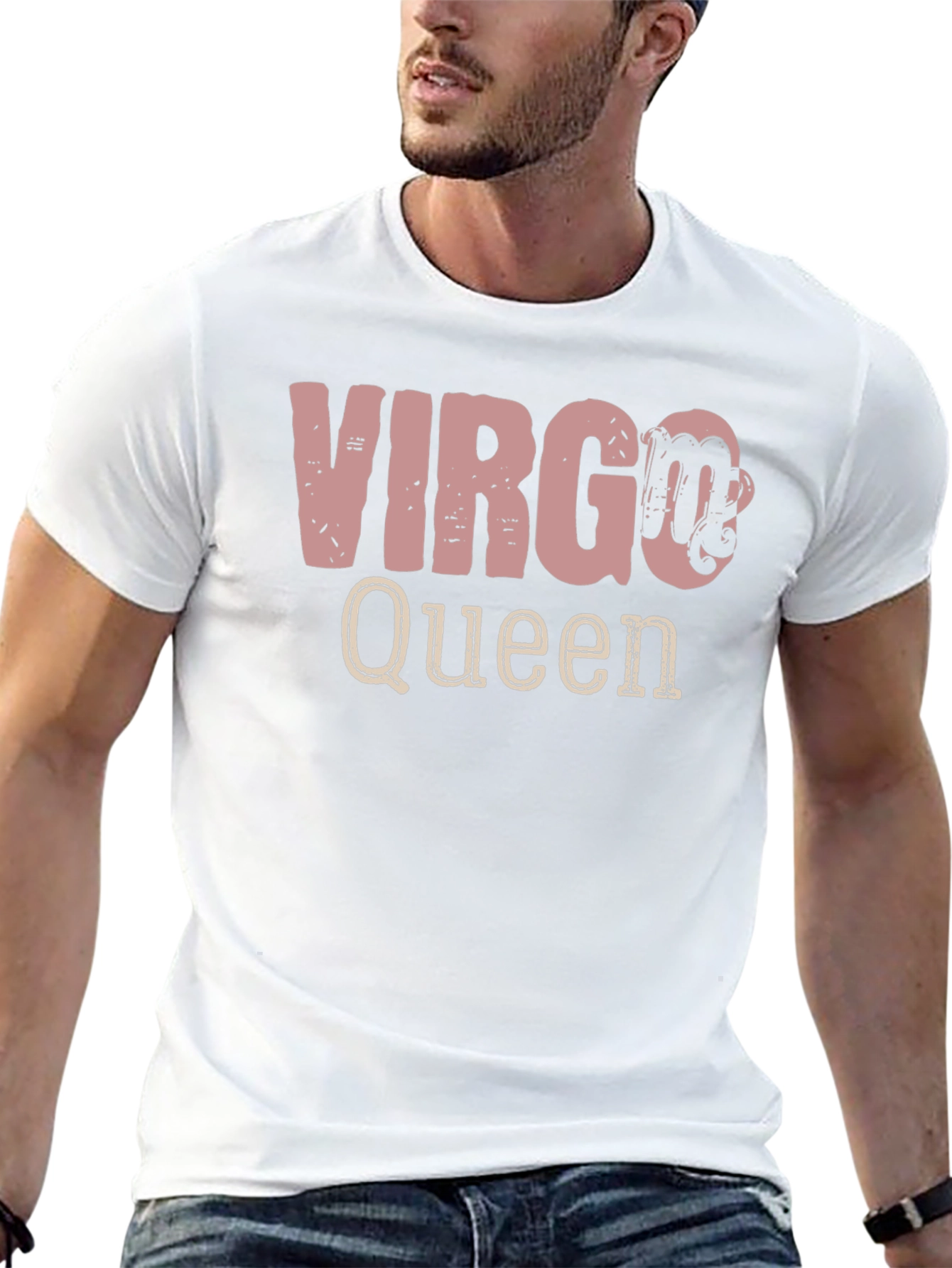 Virgo Queen Zodiac Sign Black T-Shirt