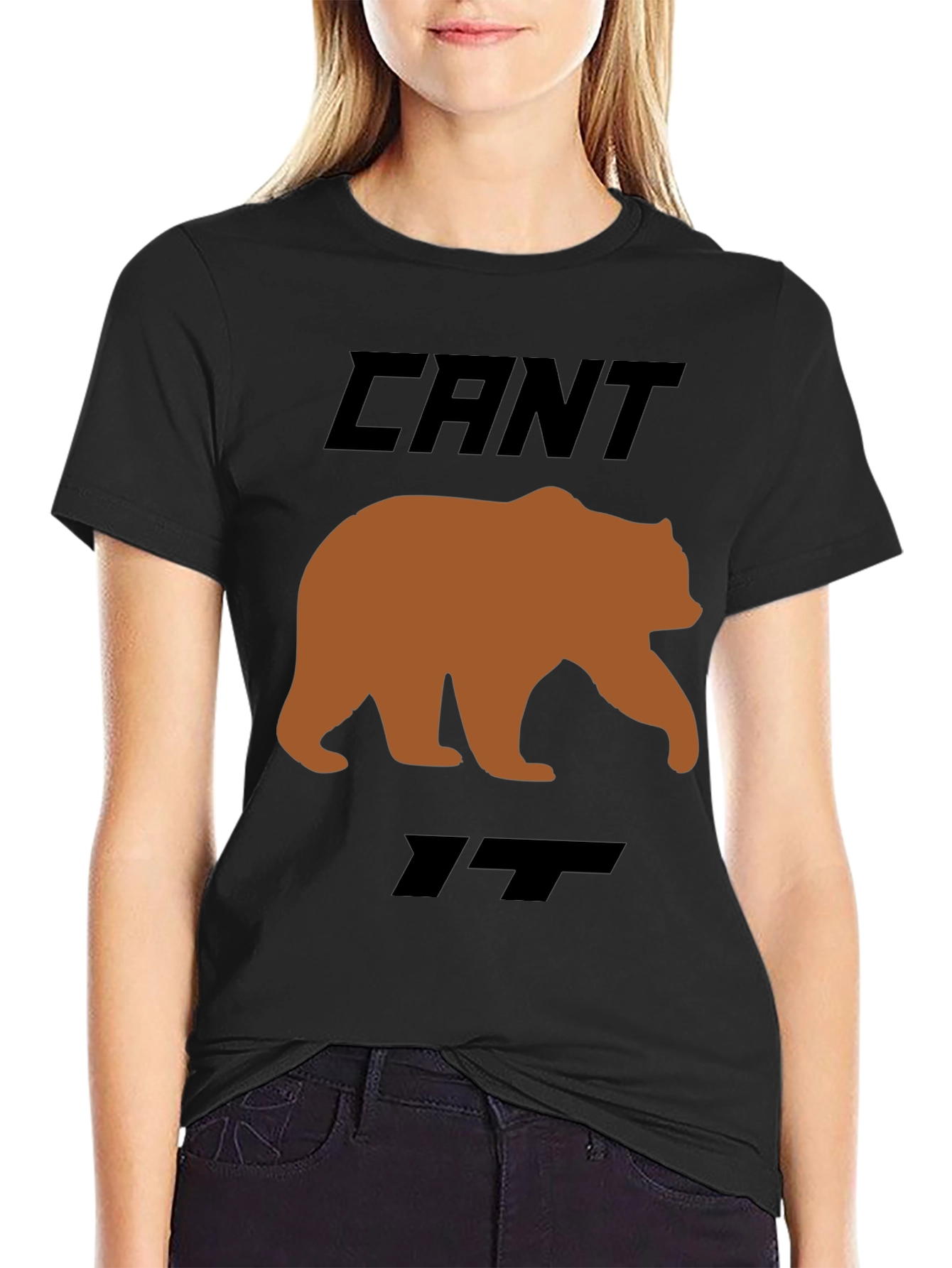 Cant Bear It Funny Graphic T-Shirt
