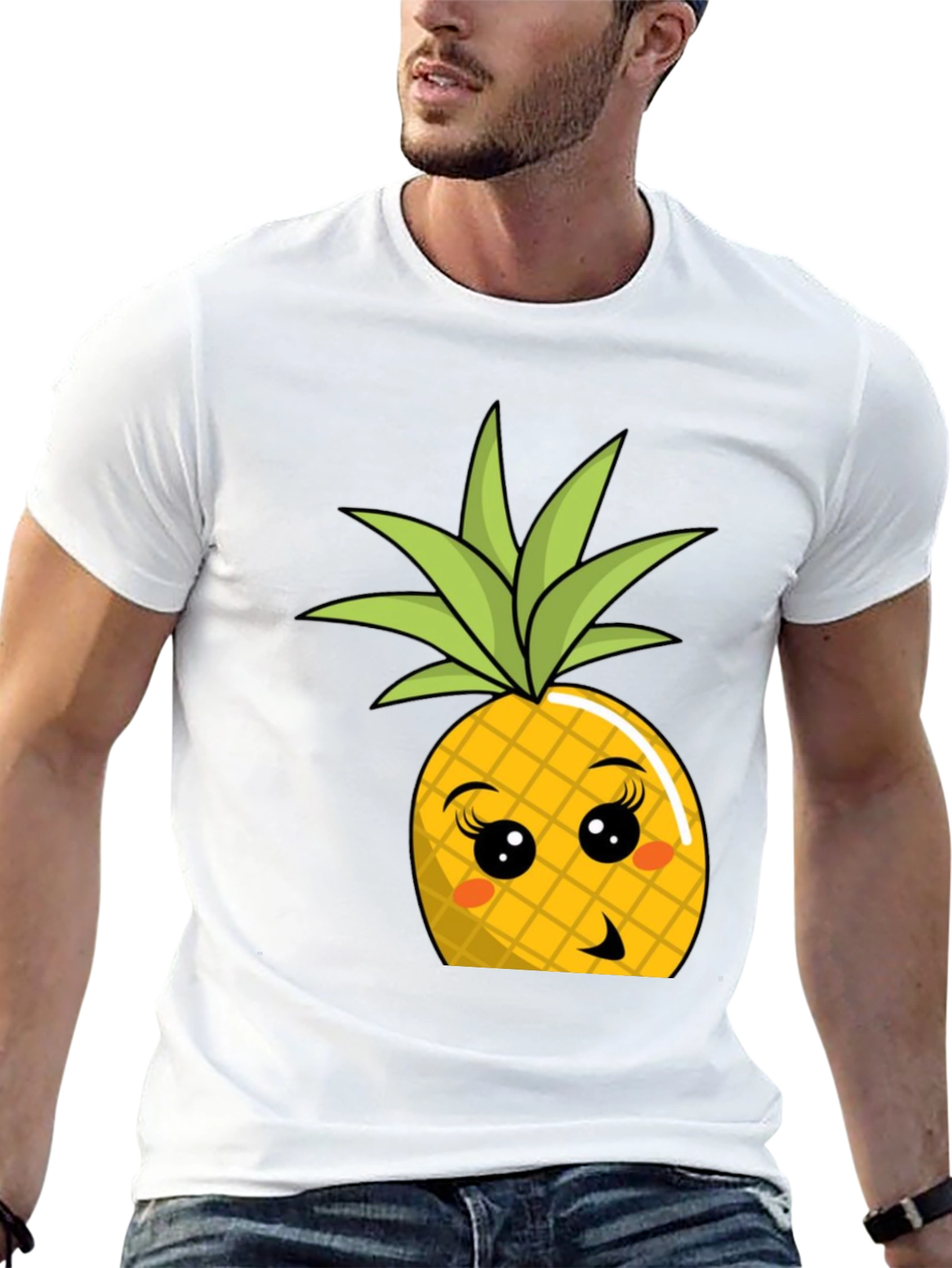 Cute Pineapple Graphic Tee - Trendy Summer Shirt