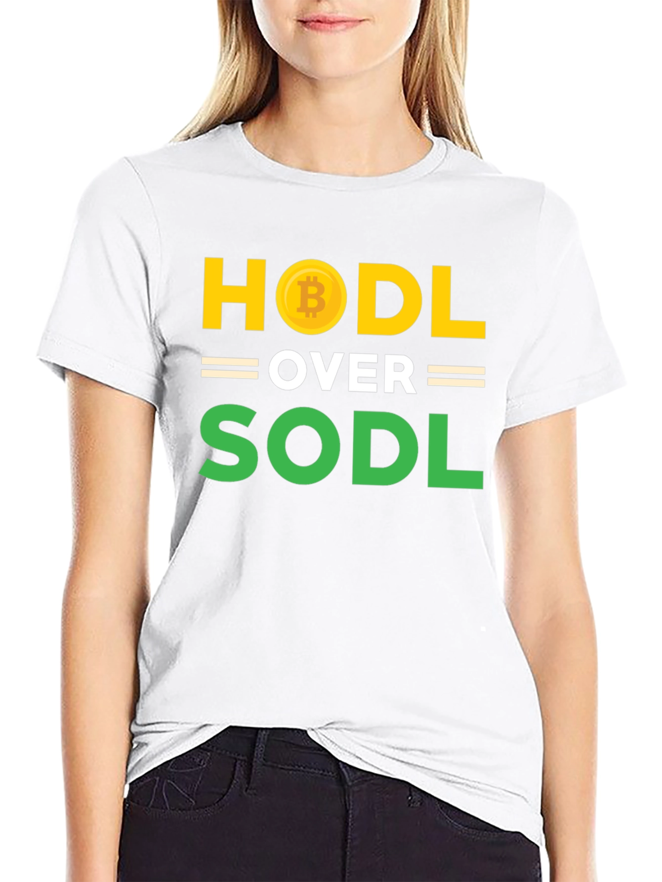 HODL Over SODL Bitcoin Crypto T-Shirt