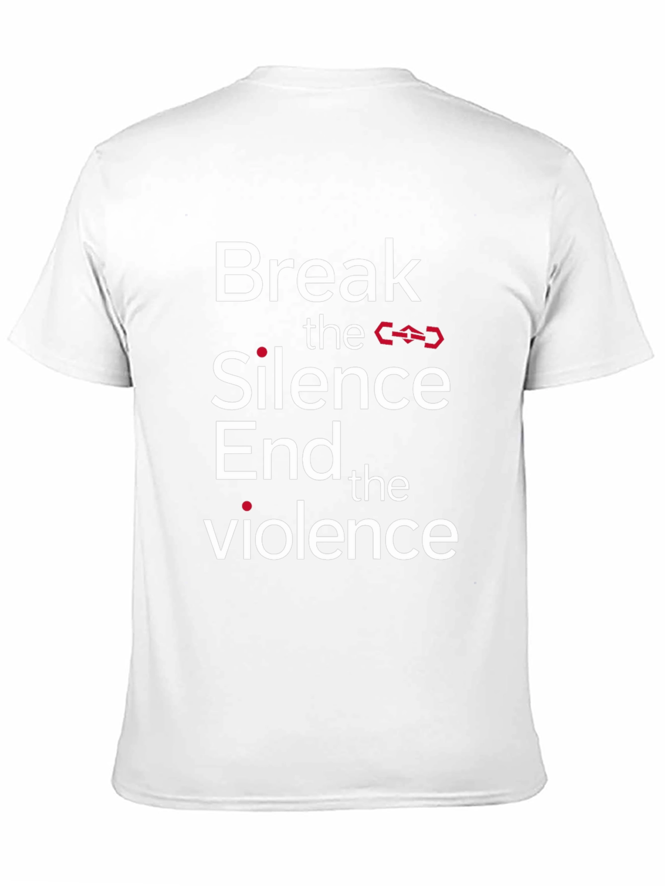 Break the Silence End the Violence Black T-Shirt