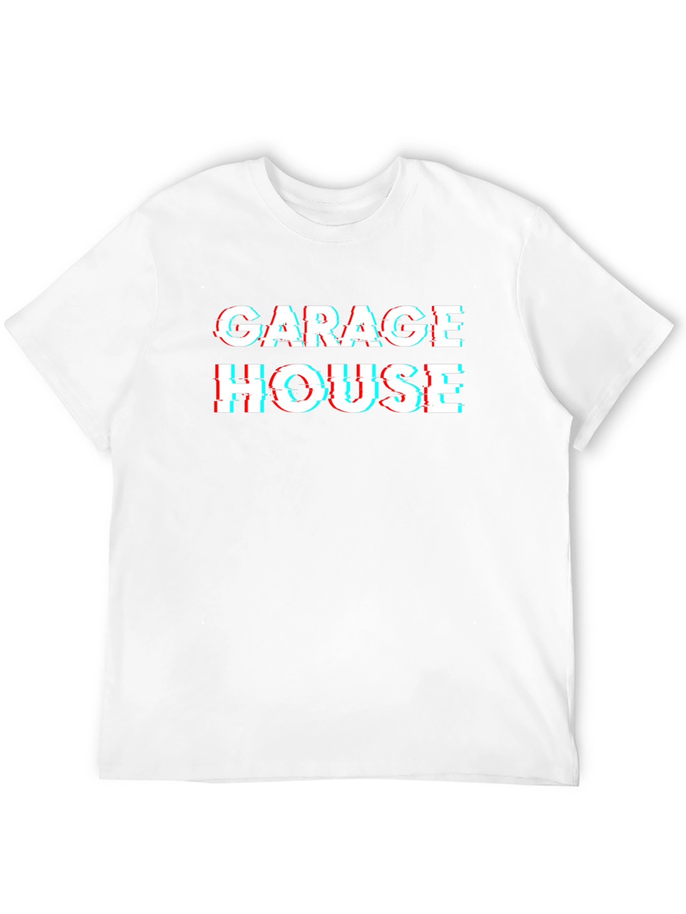 Garage House Glitch T-Shirt - Mens Black Tee