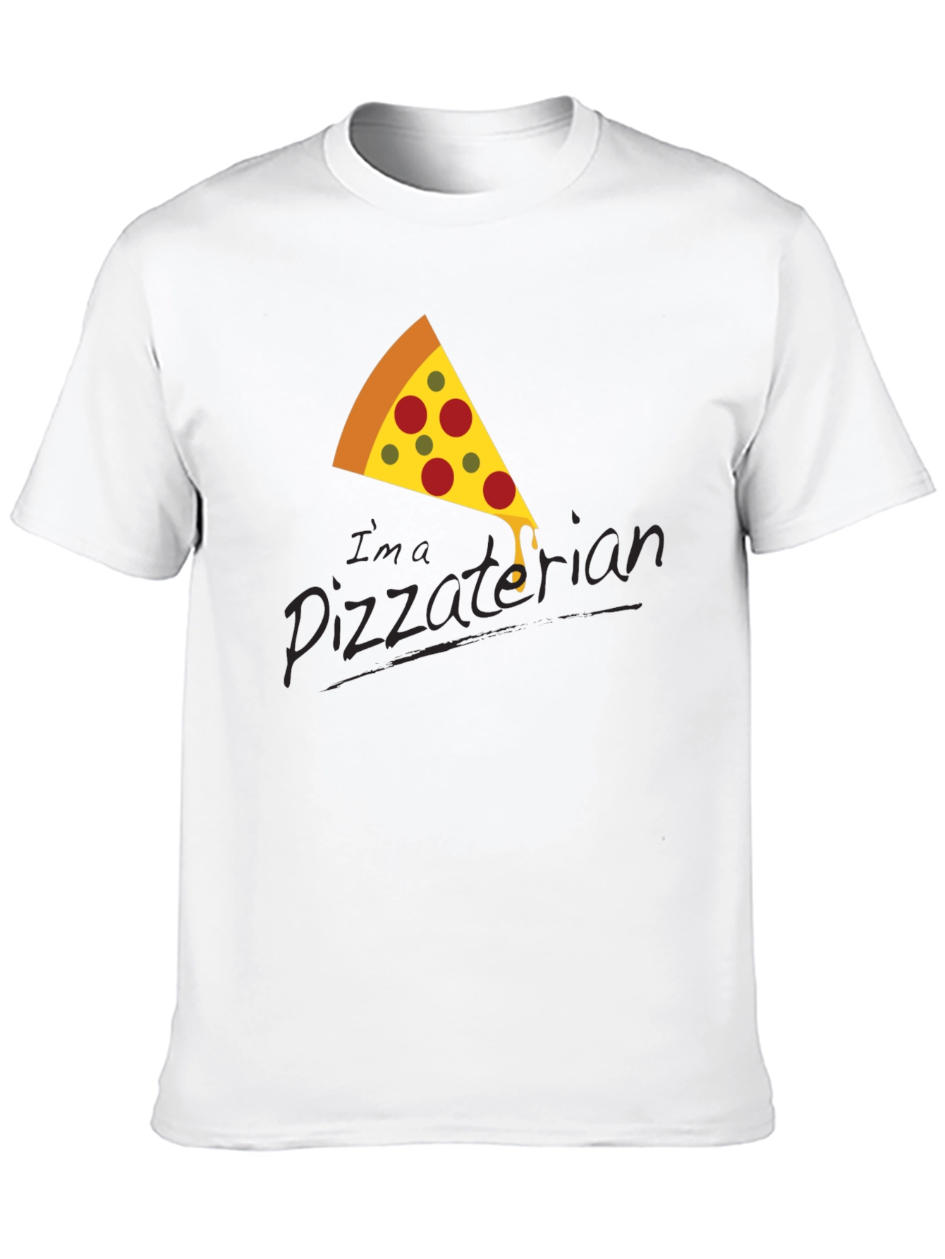 Pizza Lover T-Shirt - Im a Pizzaterian Graphic Tee